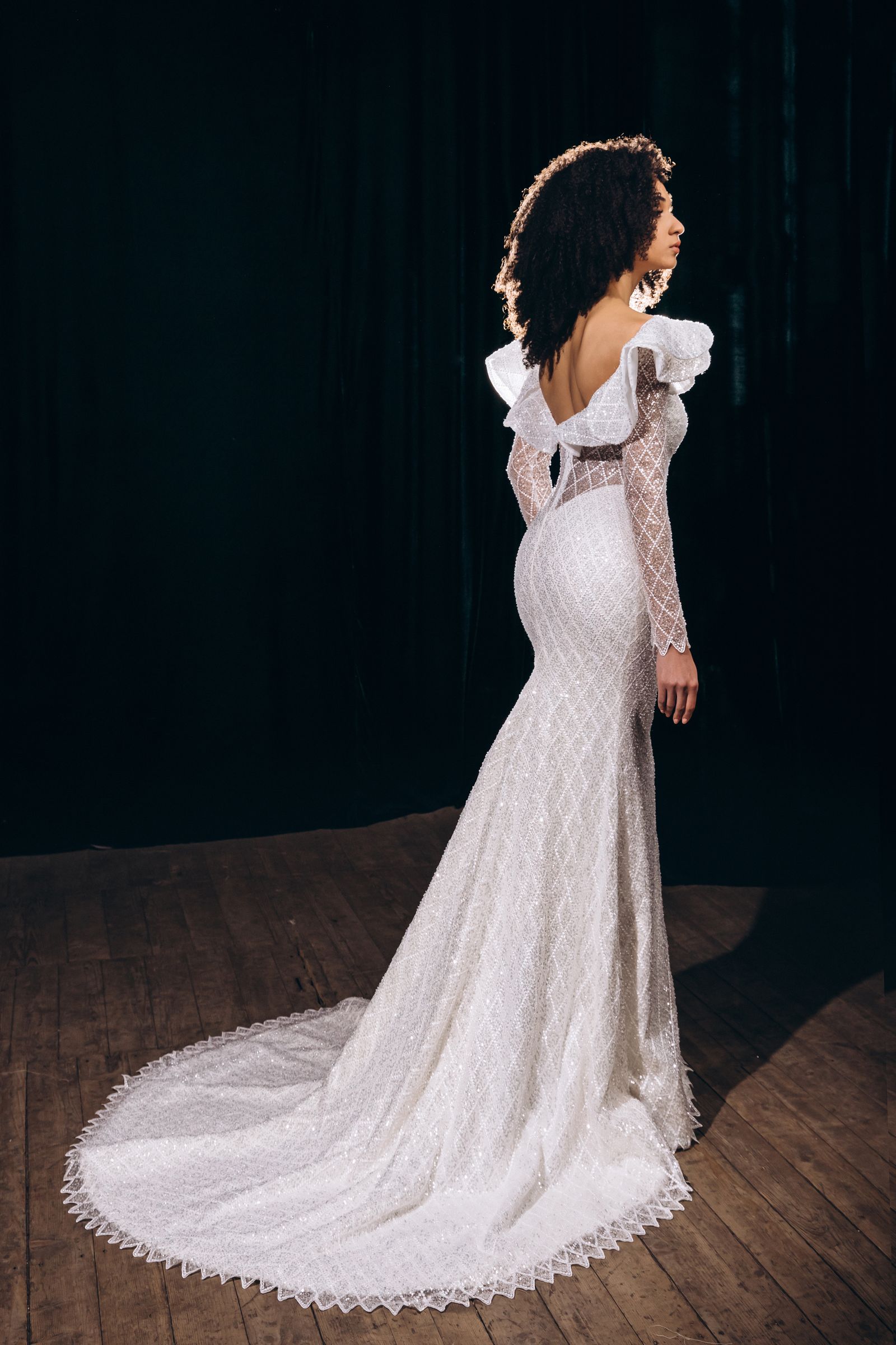 Alice wedding dress, back view