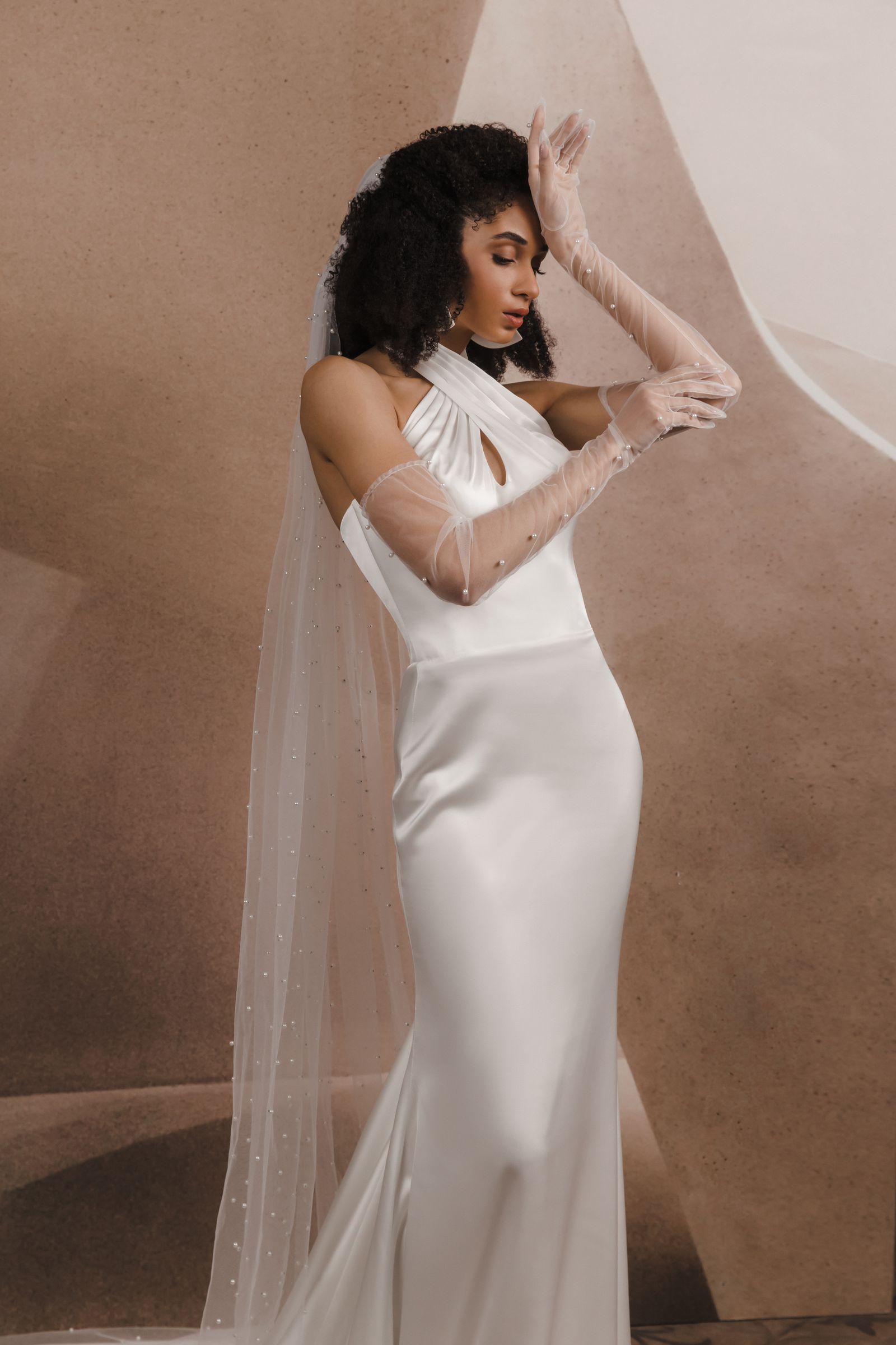 Amanda wedding dress, front view