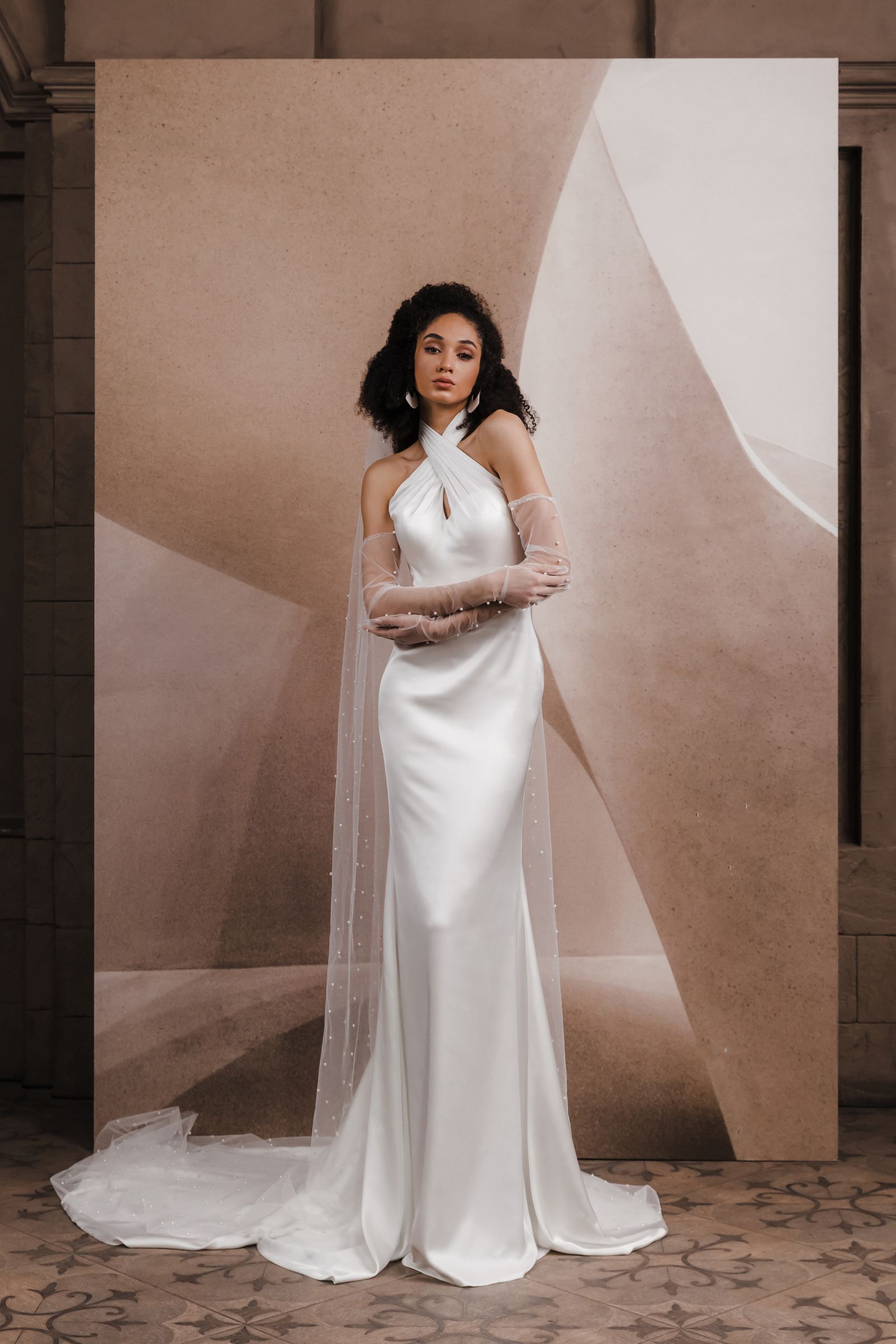 Amanda wedding dress, front view