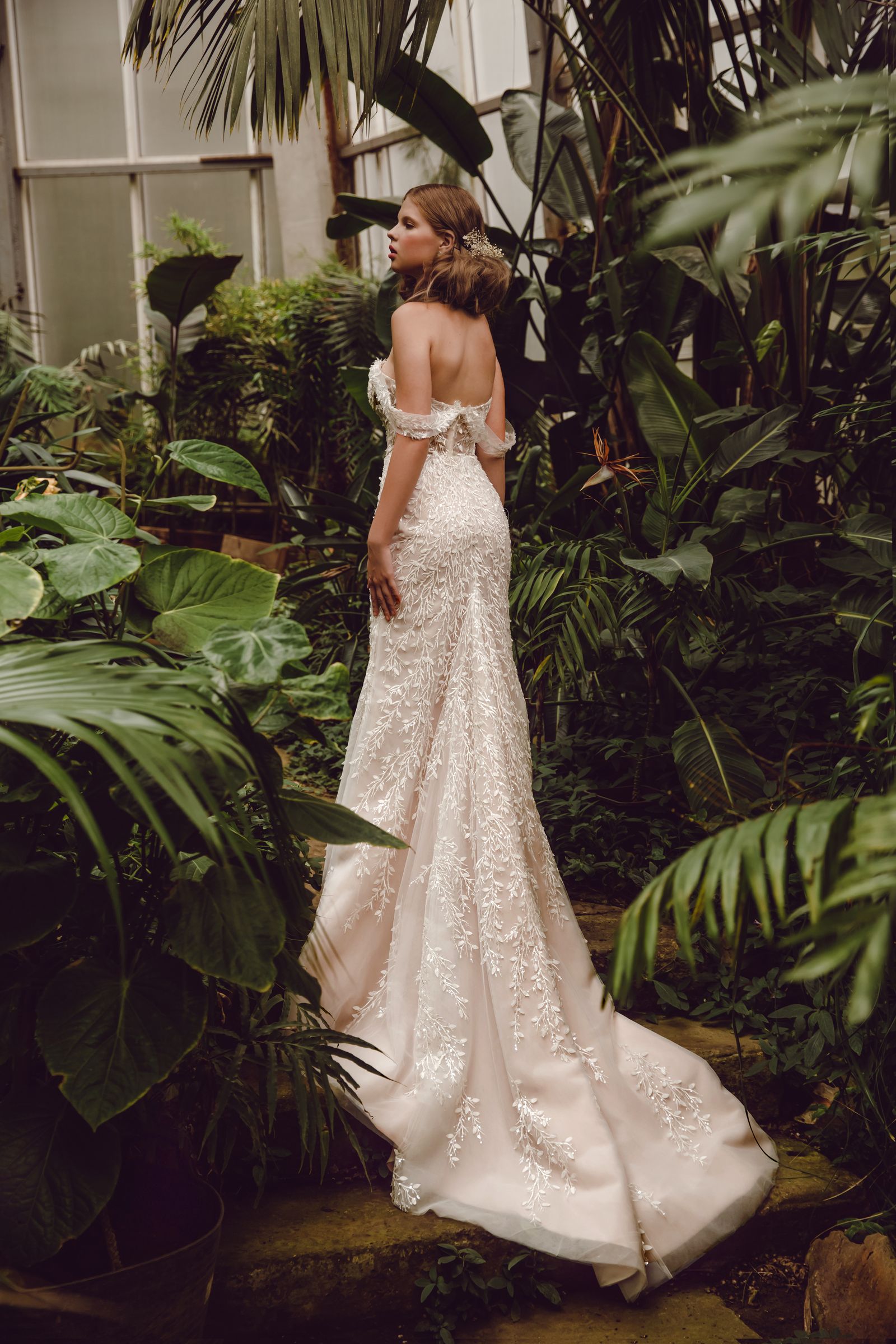Angie wedding dress, back view