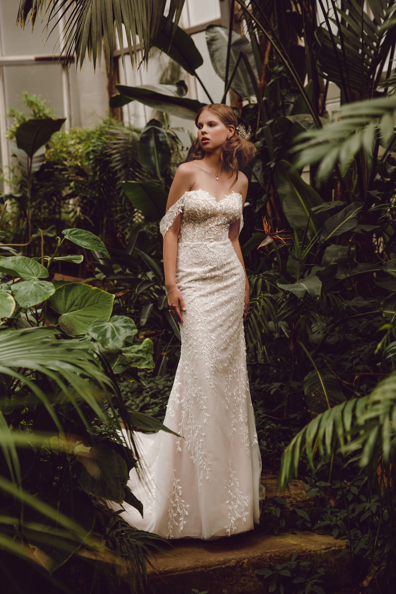 Angie wedding dress, front view