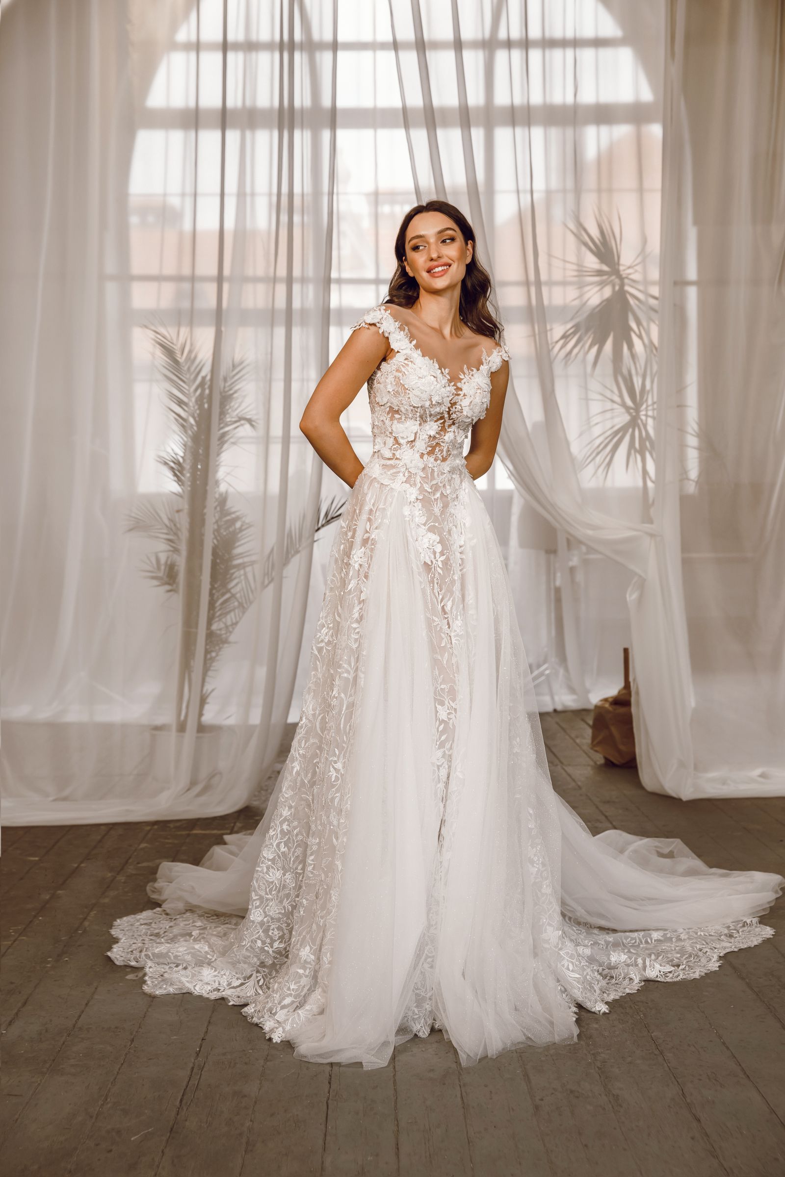 Anny wedding dress, front view