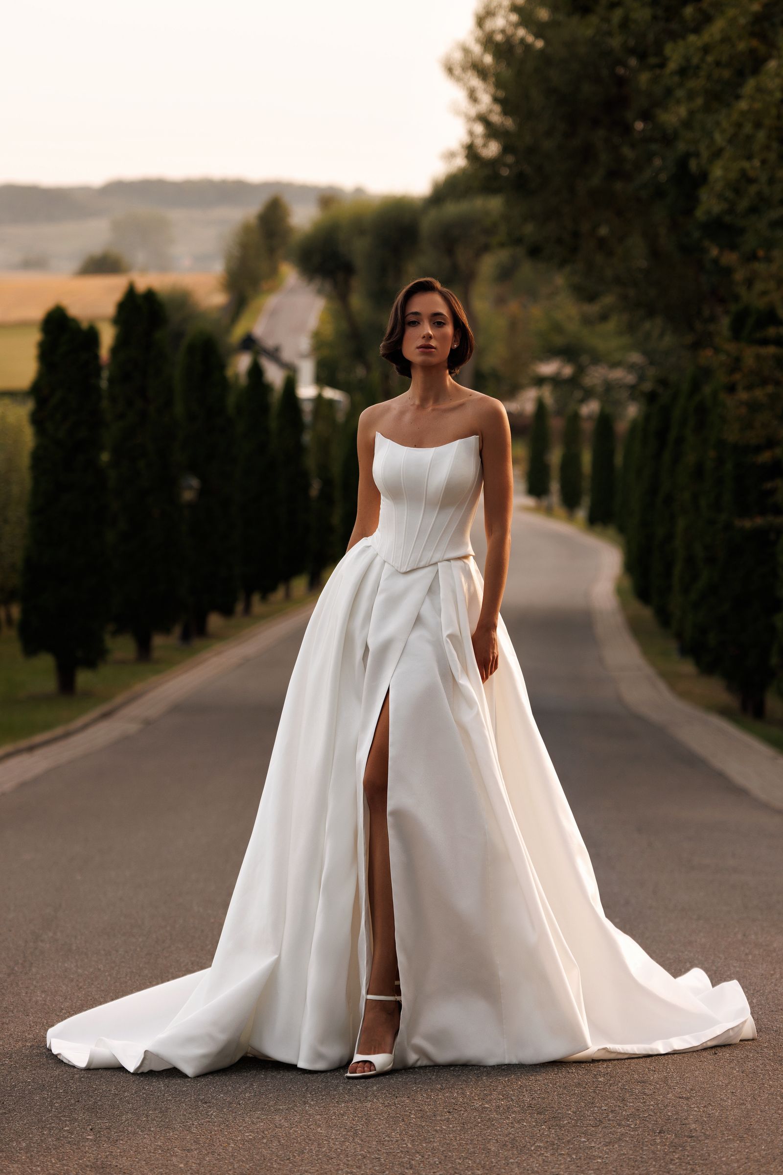 Antonia — ball gown wedding dress, front view