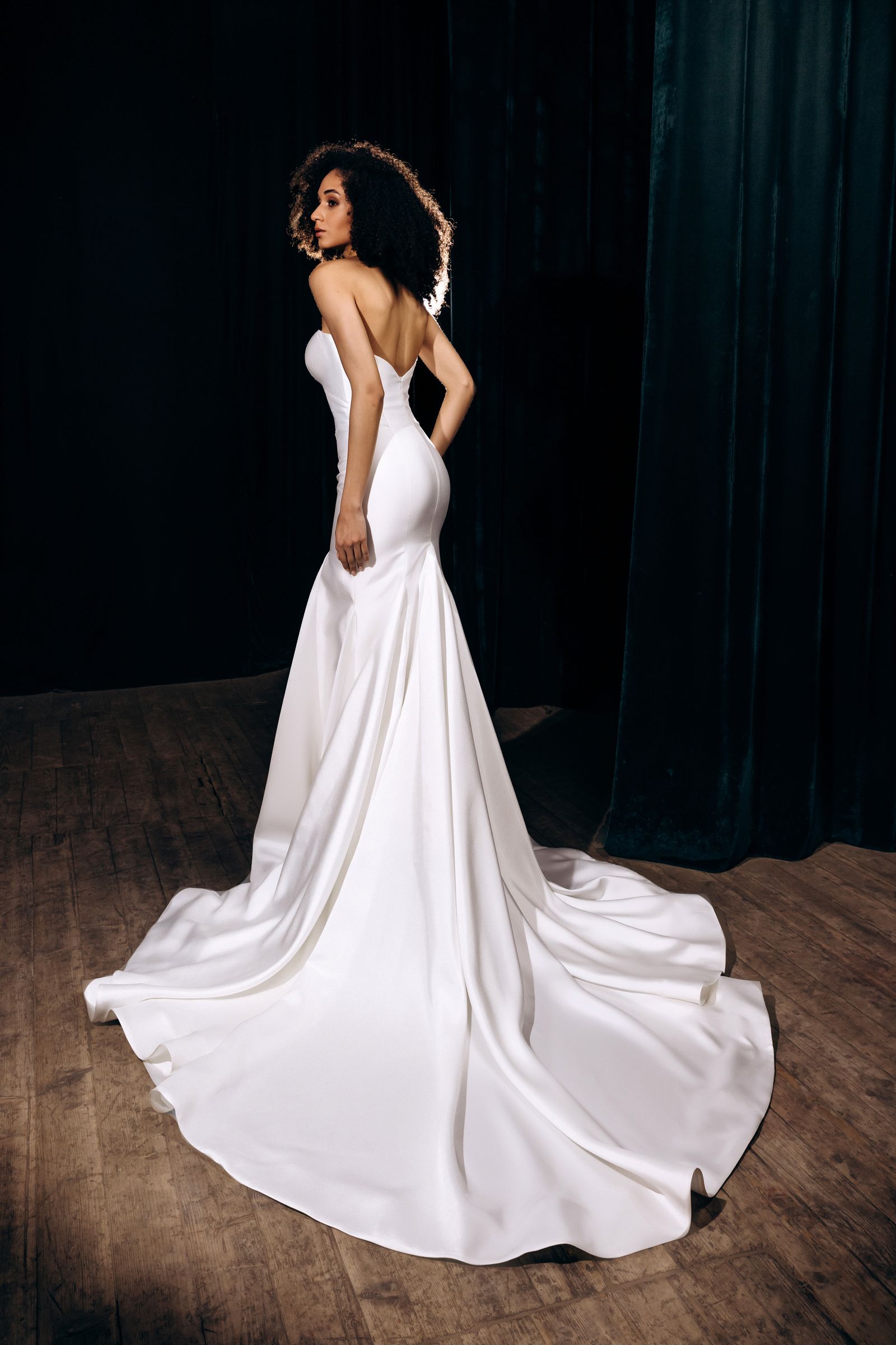 Arya wedding dress, back view