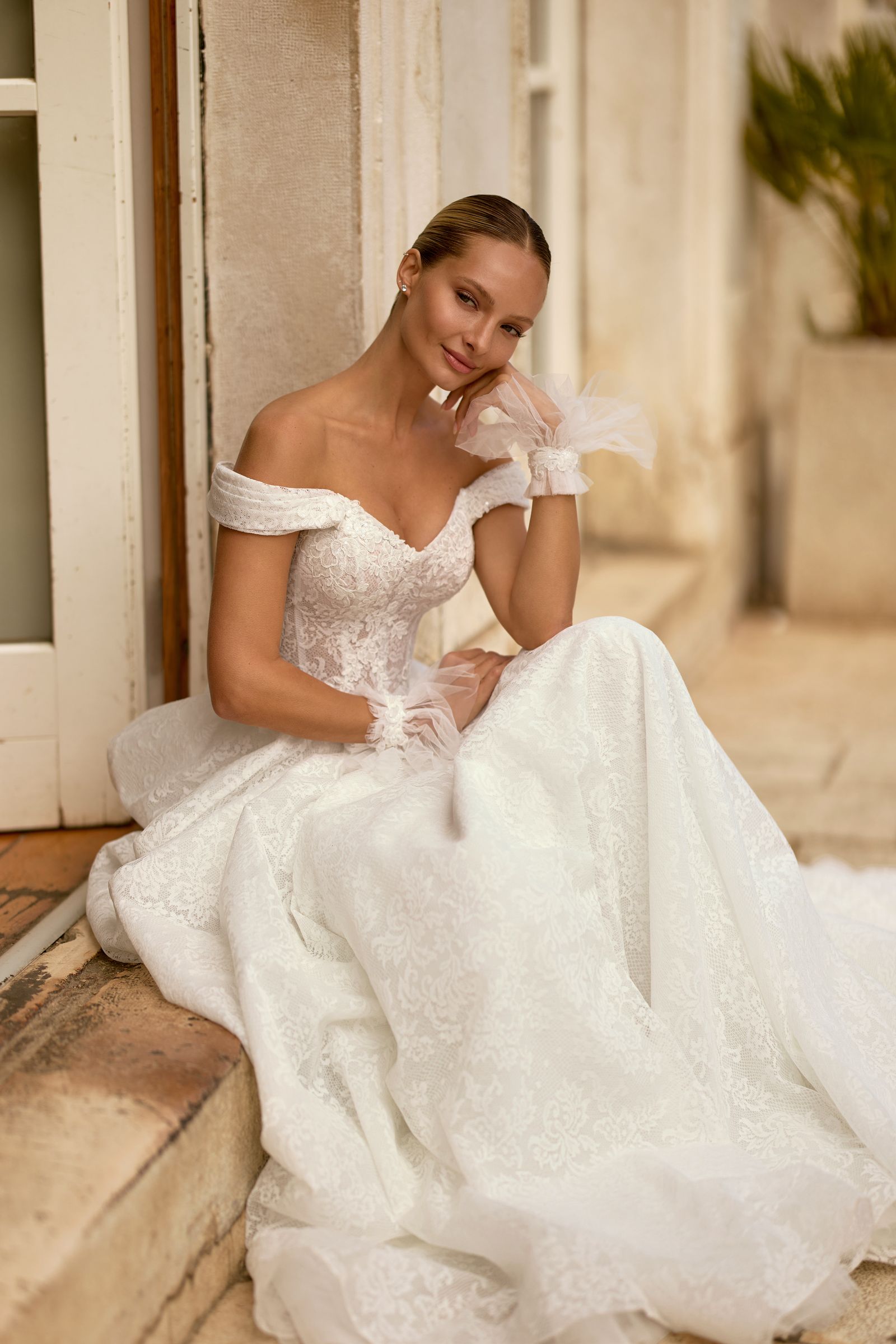 Dacota wedding dress, front view