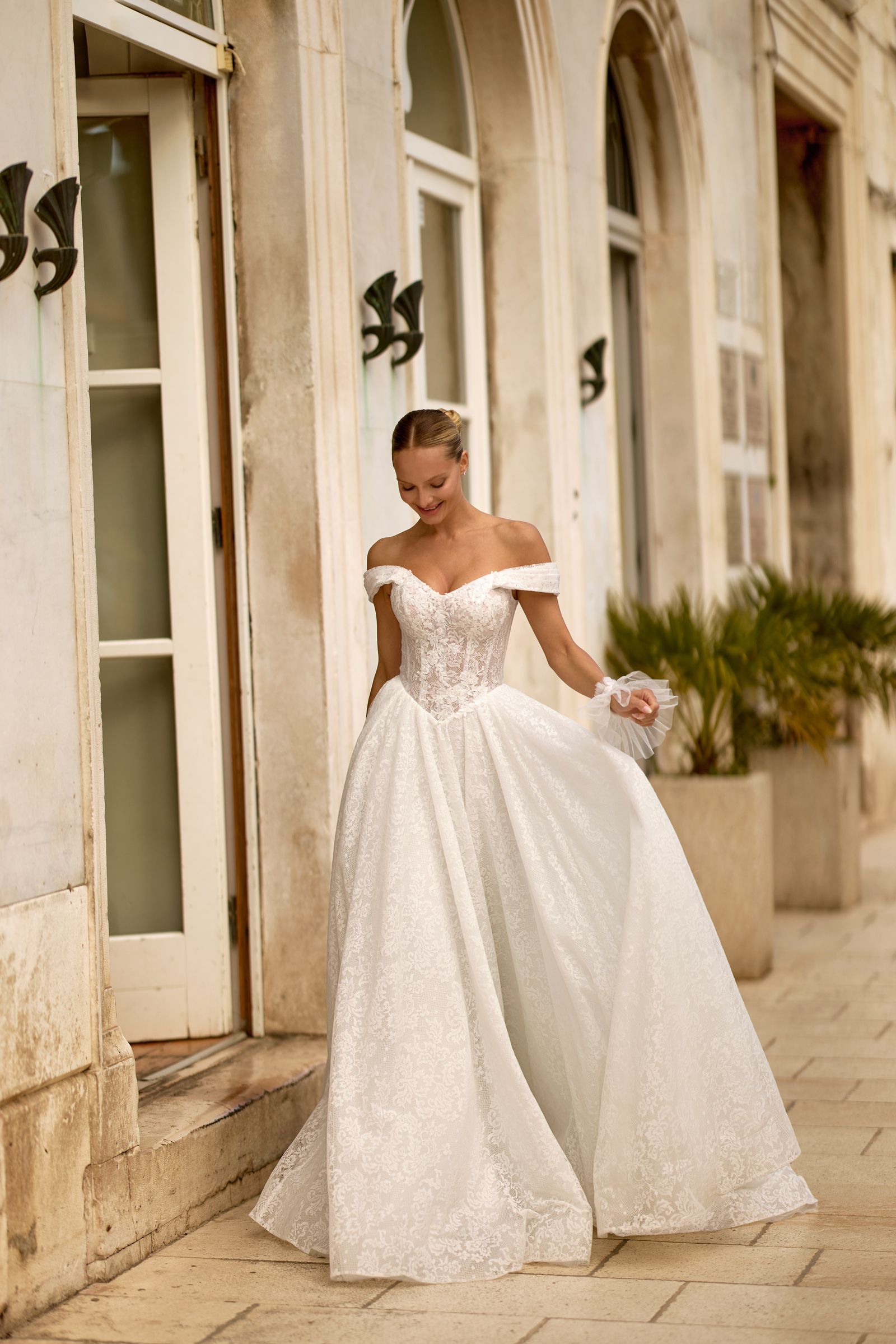 Dacota wedding dress, front view