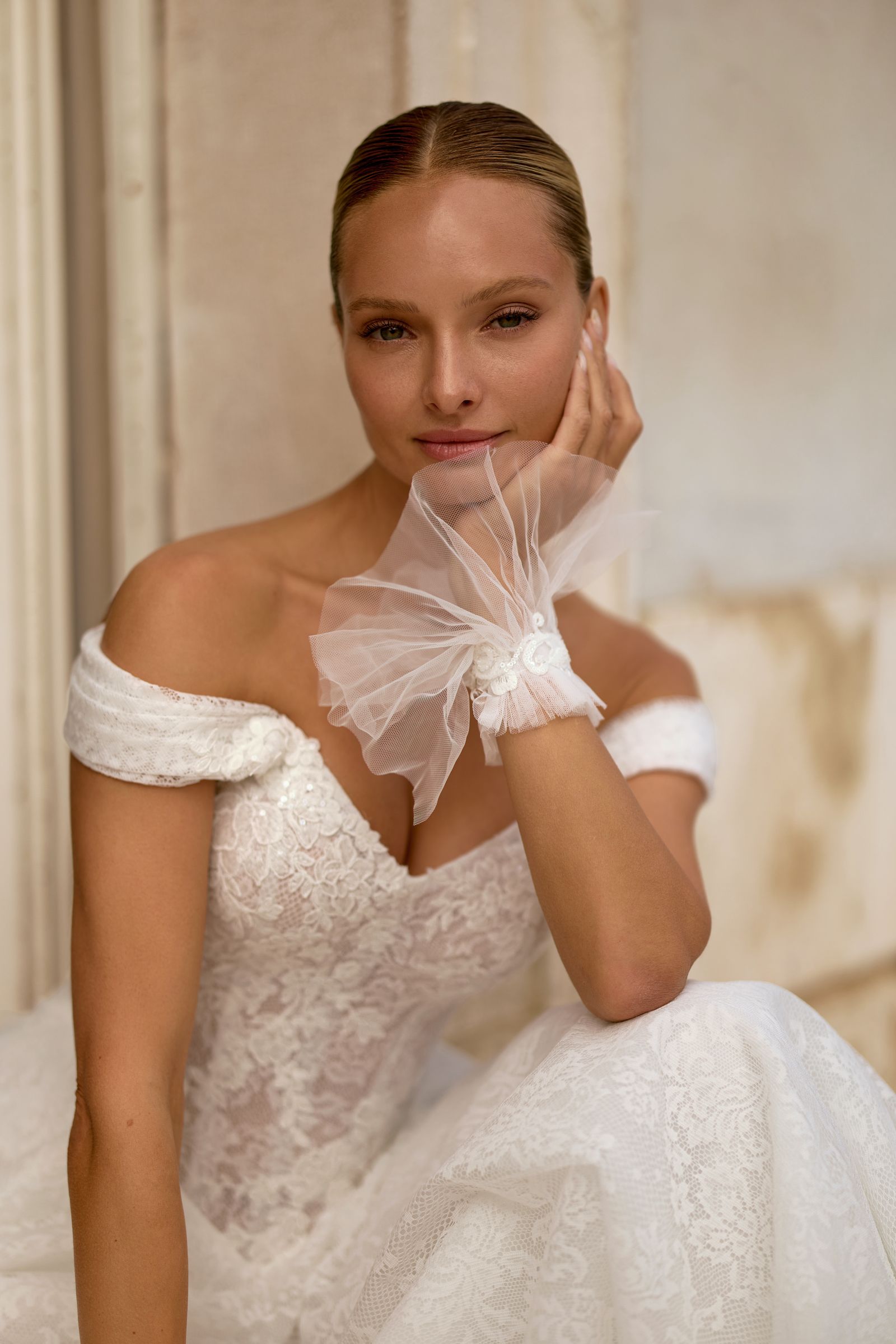 Dacota wedding dress, front view