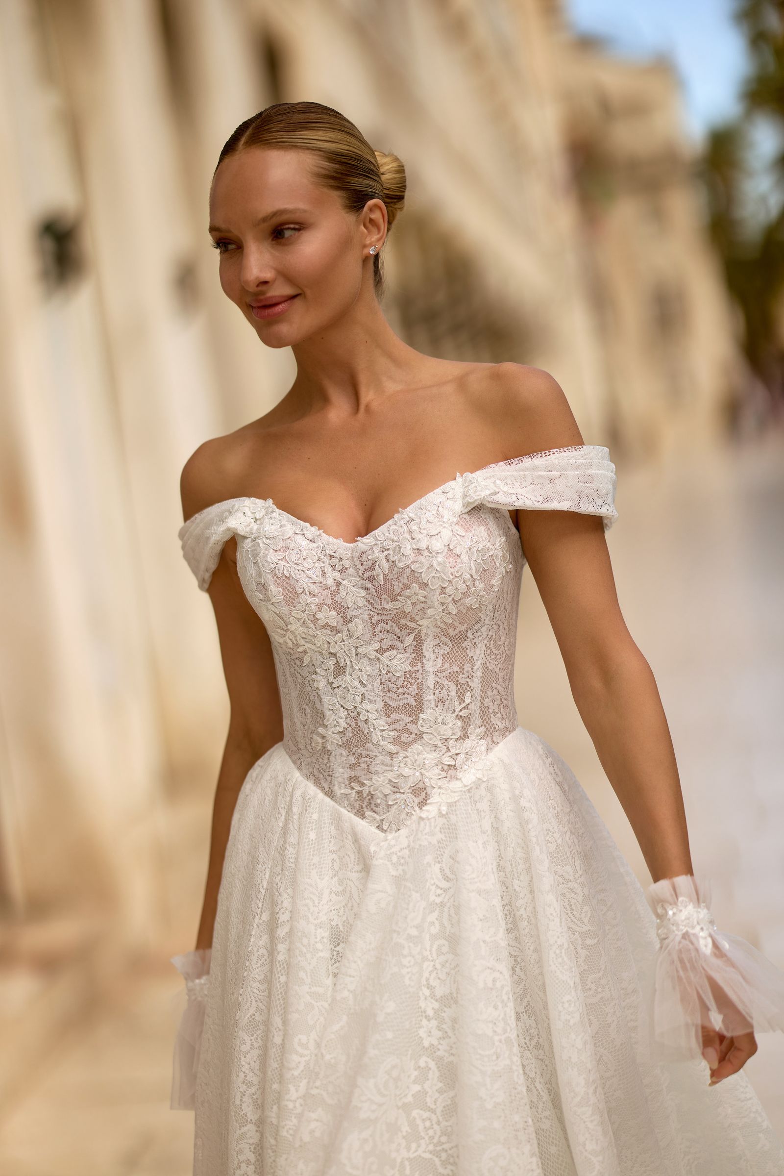Dacota wedding dress, front view