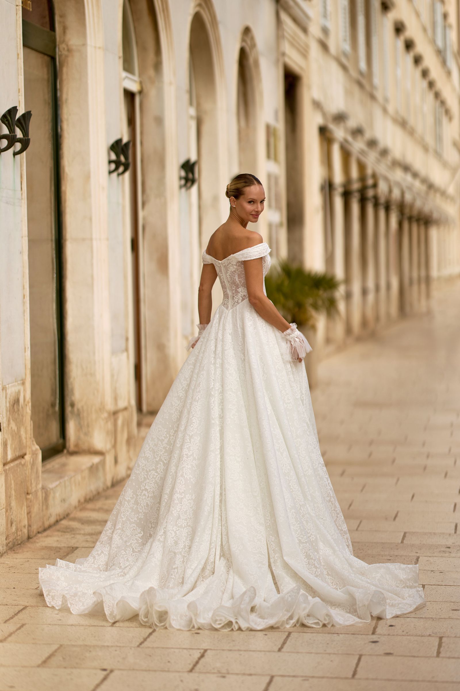 Dacota wedding dress, front view