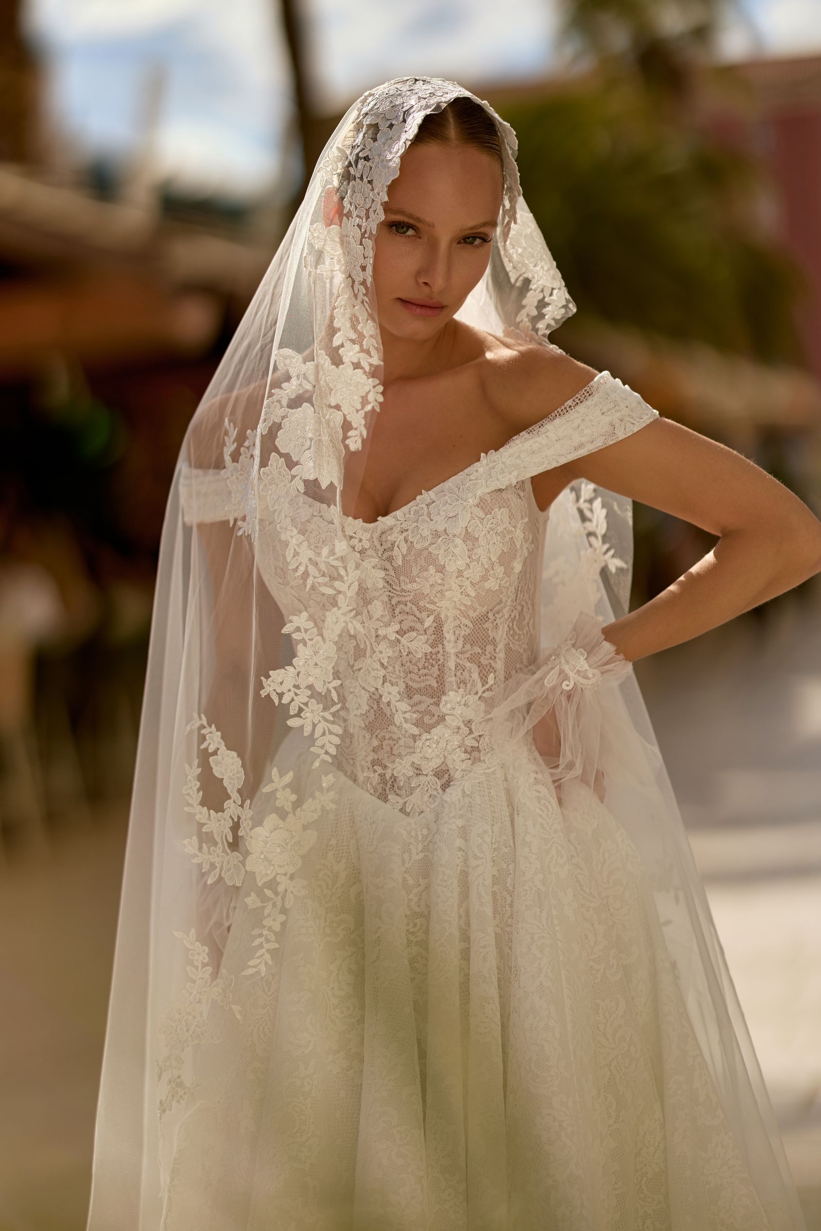 Dacota wedding dress, front view