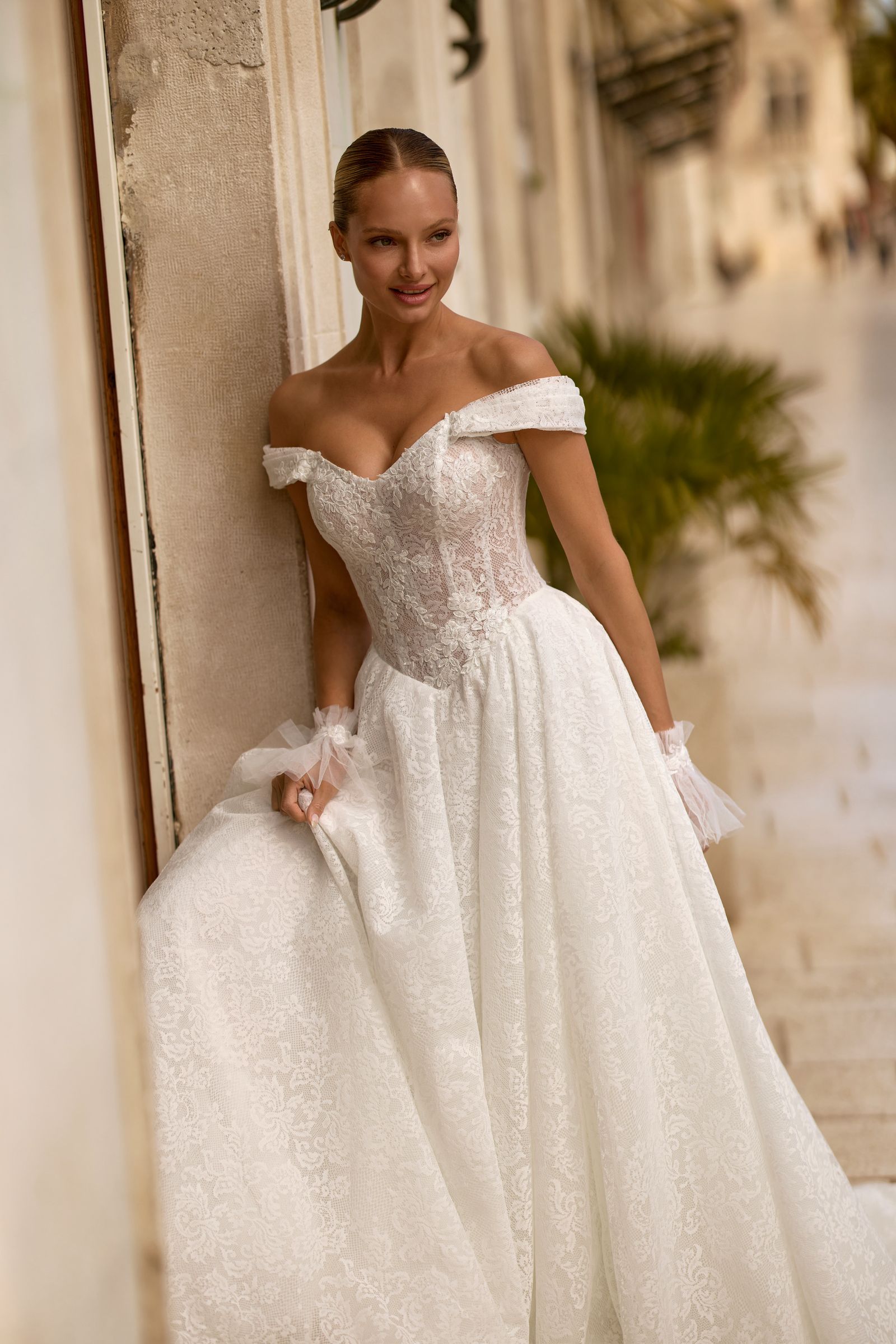 Dacota wedding dress, front view
