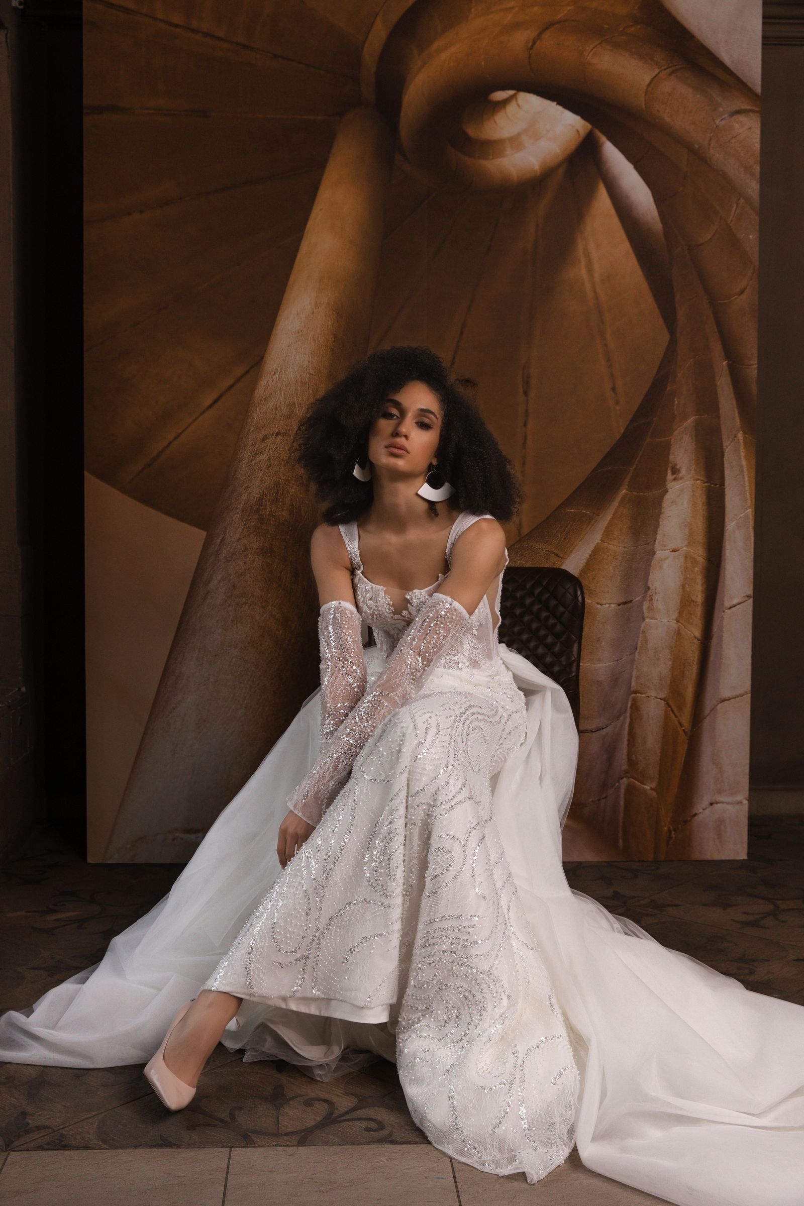 Daisy wedding dress, front view