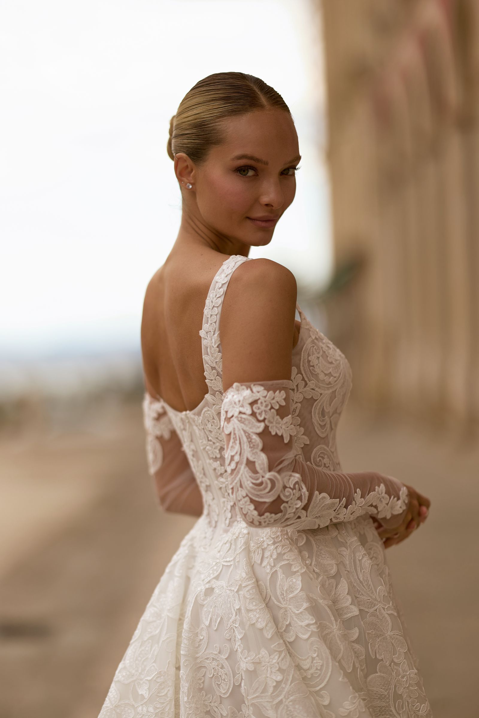 Emma wedding dress, front view