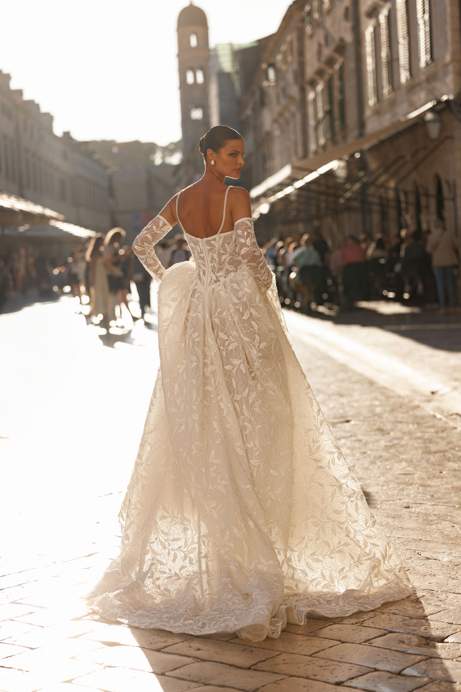 Esme wedding dress, back view