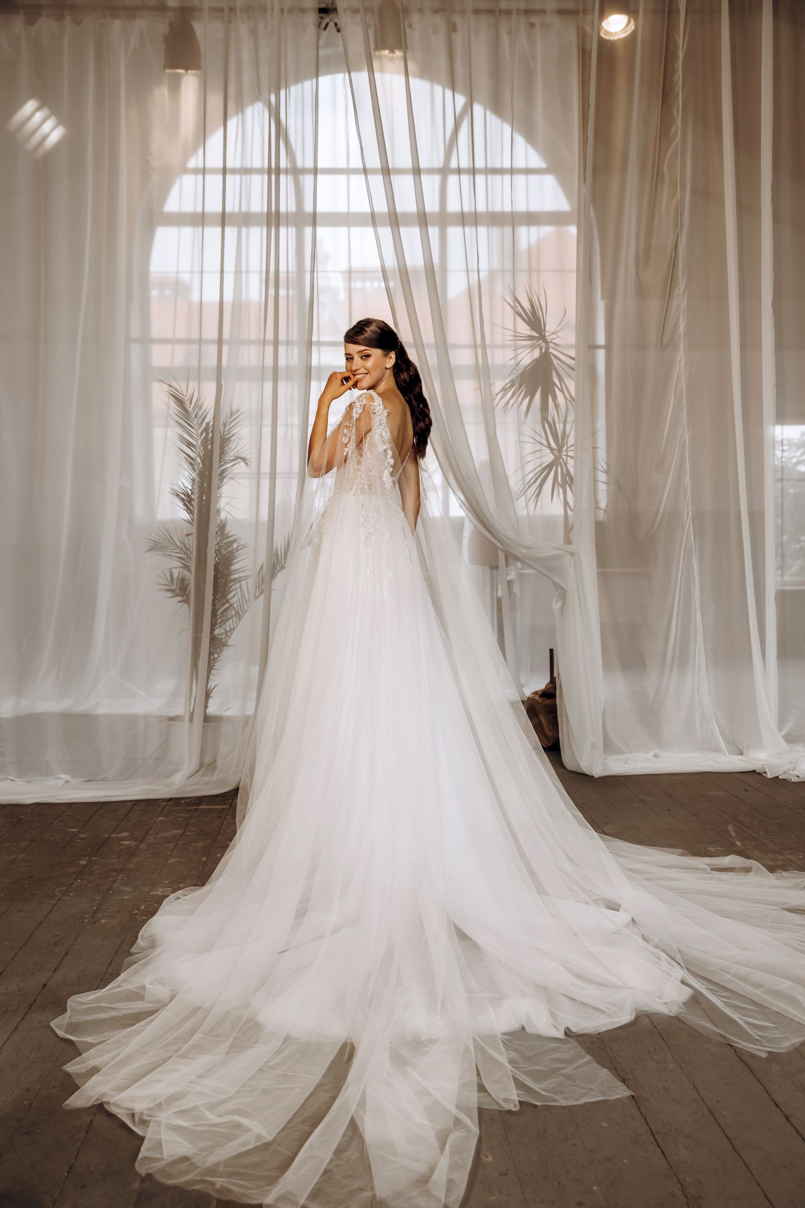 Estel wedding dress, back view