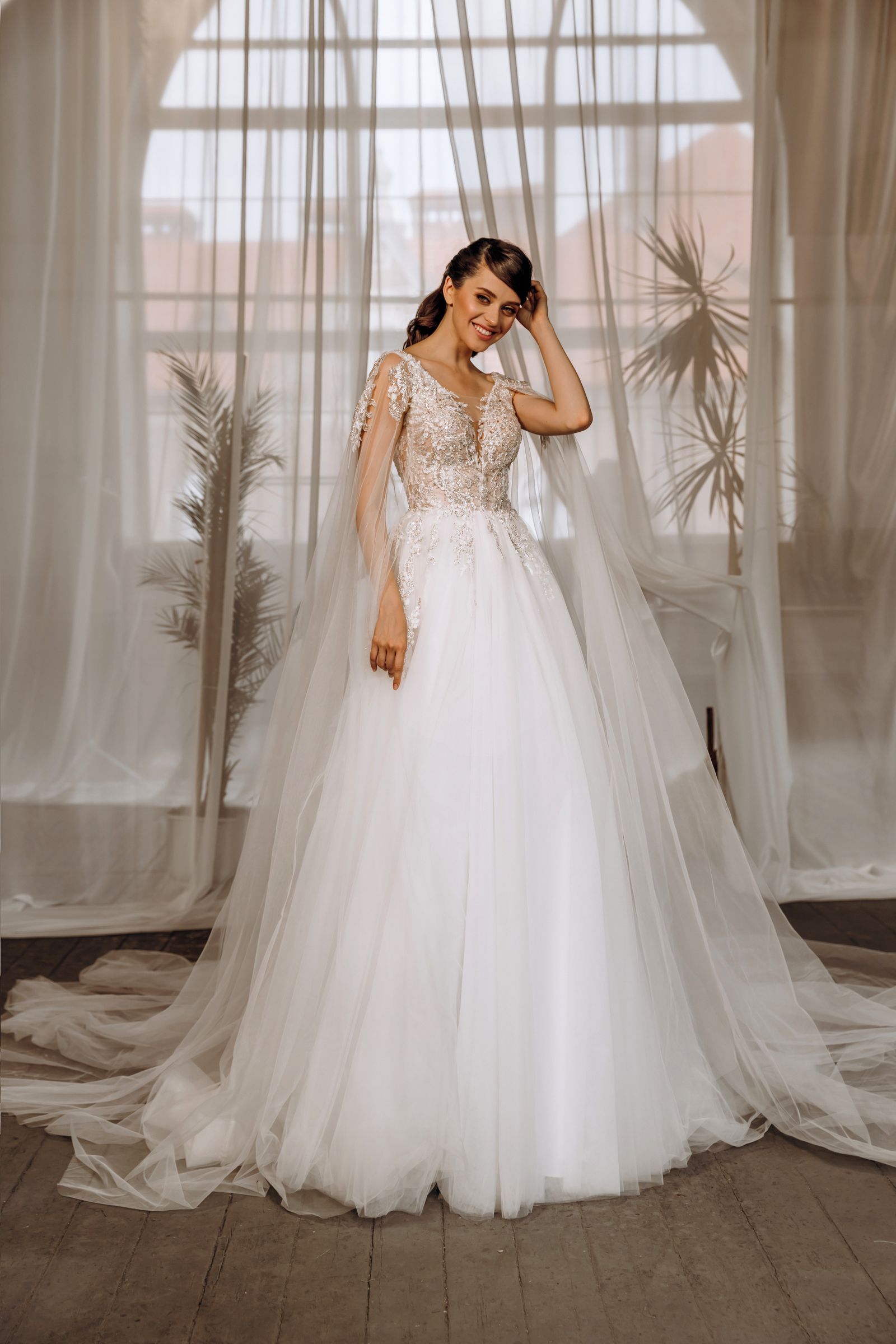 Estel wedding dress, front view