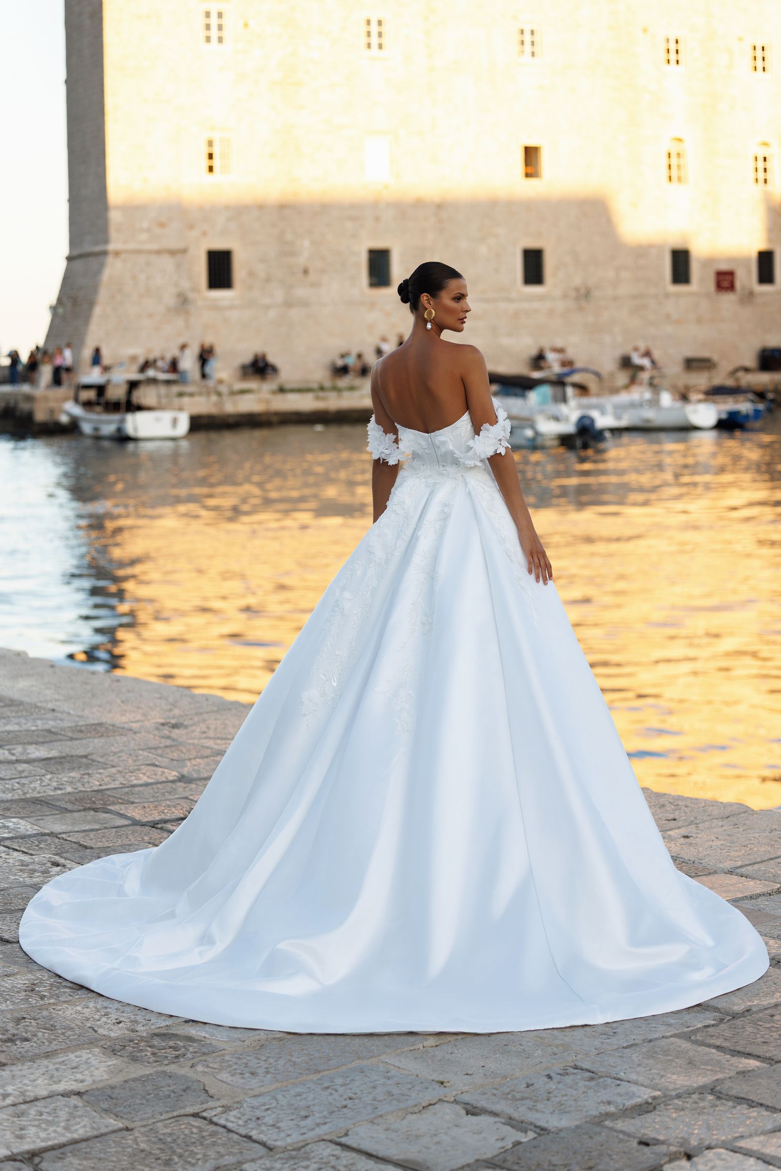 Freya wedding dress, back view