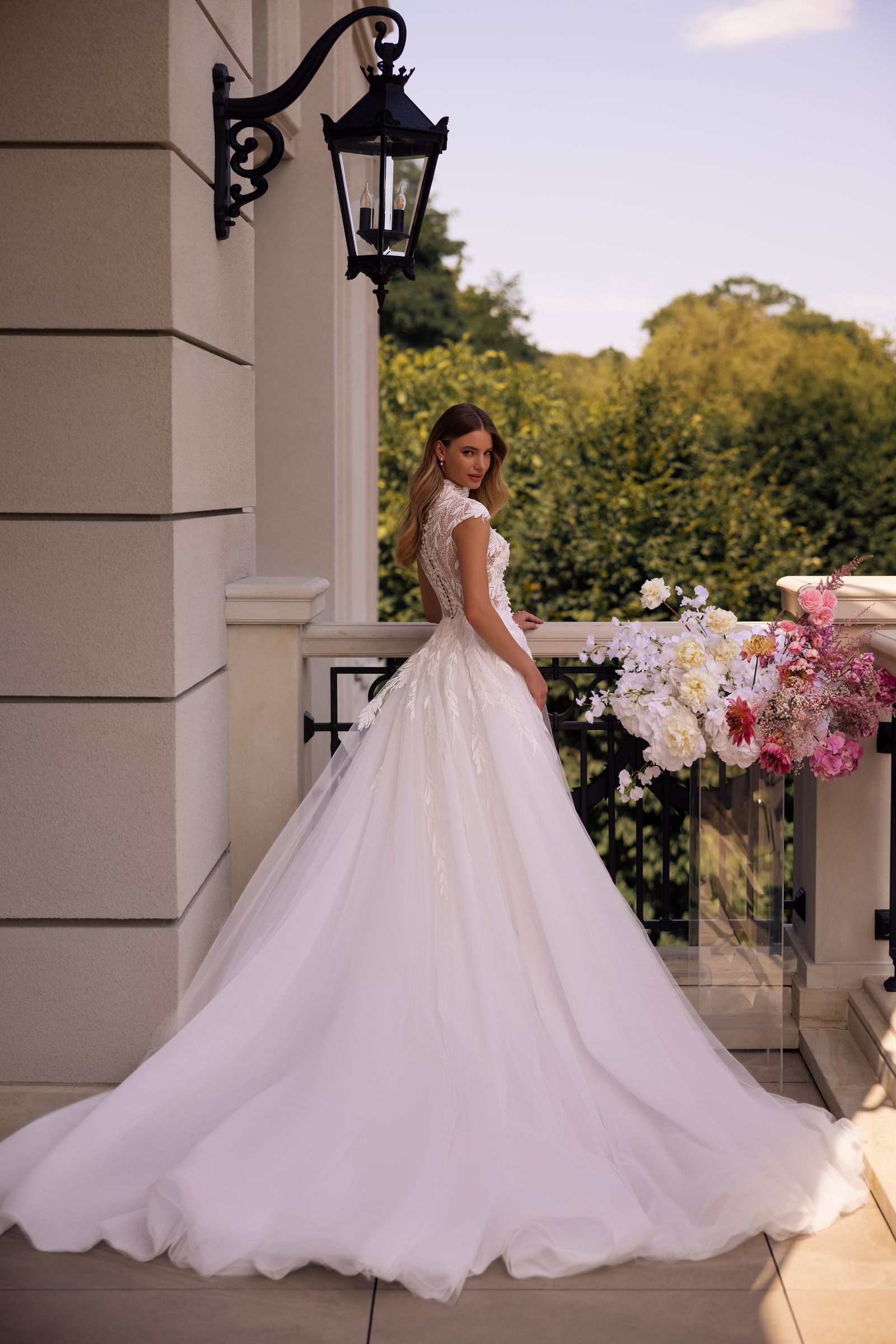 Gemma wedding dress, back view