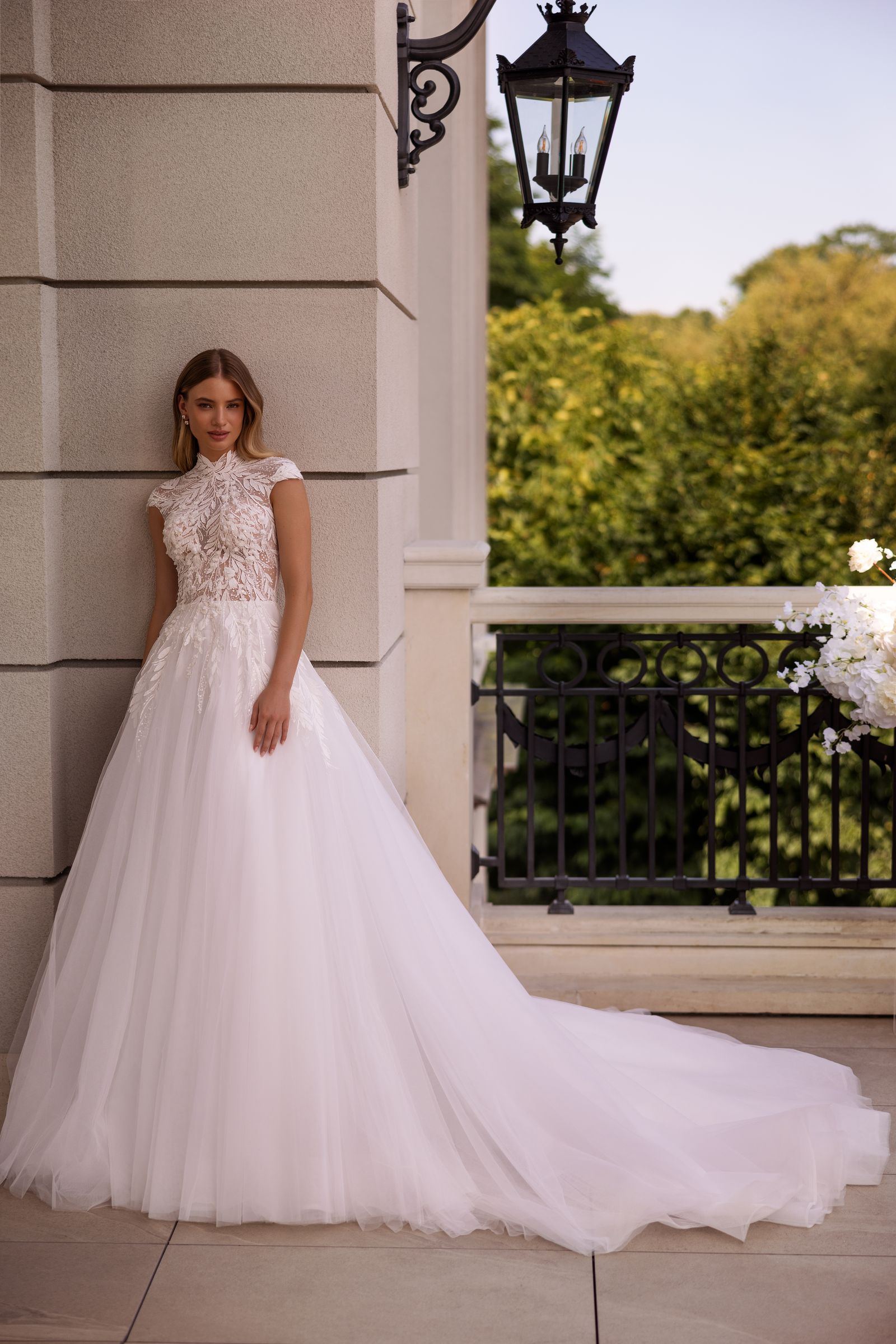 Gemma wedding dress, front view