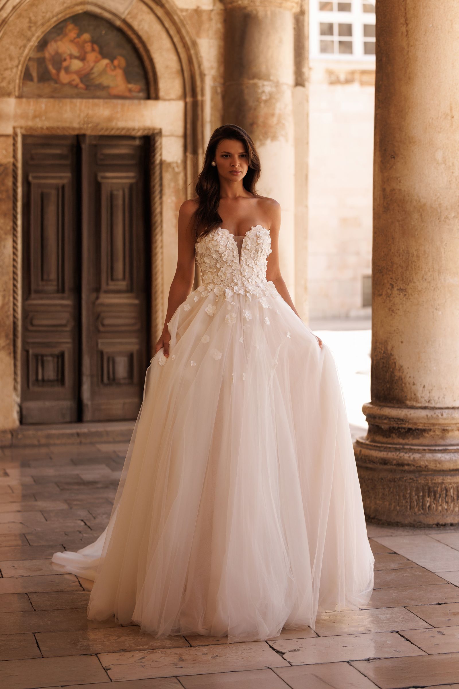 Gizelle wedding dress, front view