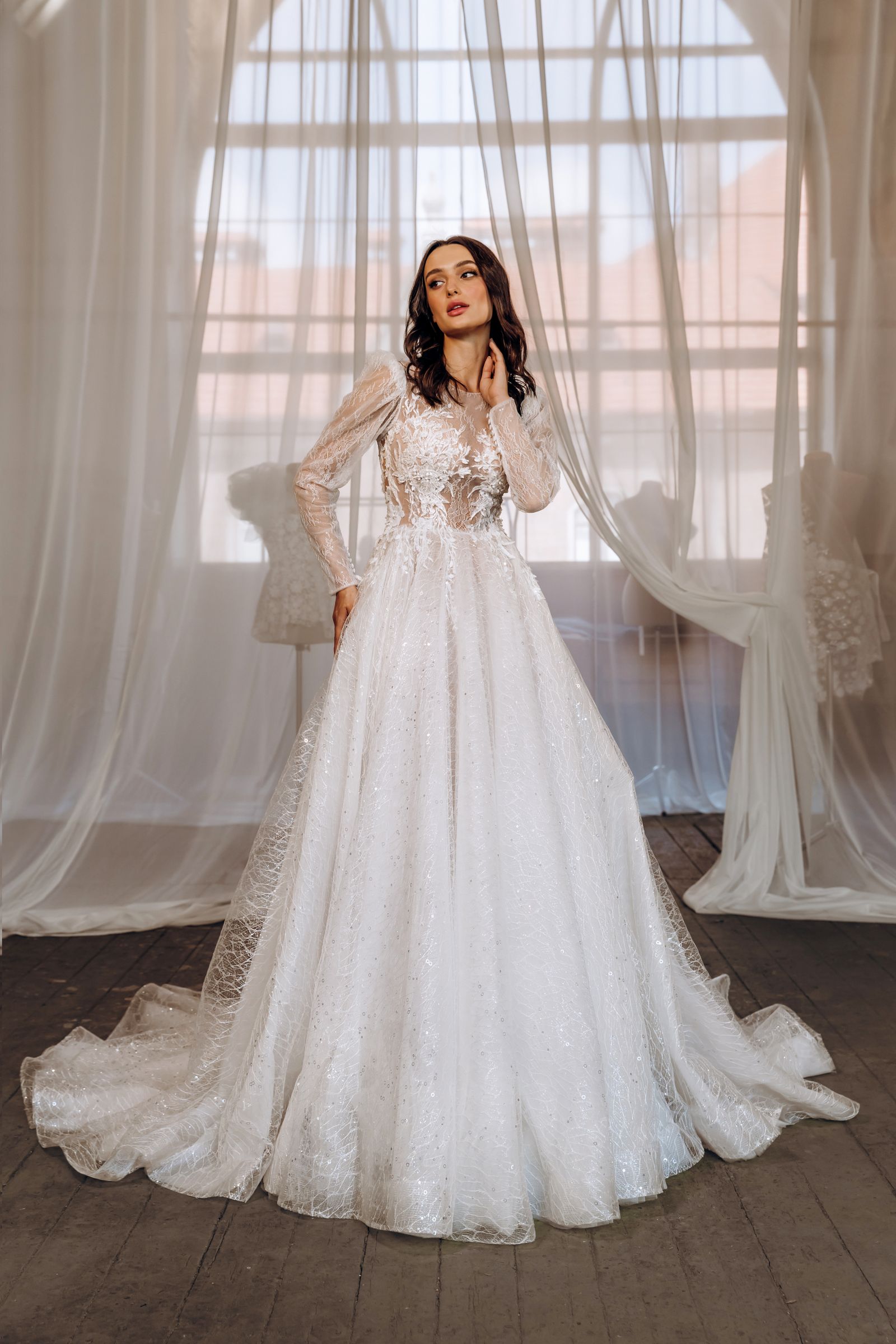 Grace wedding dress, front view