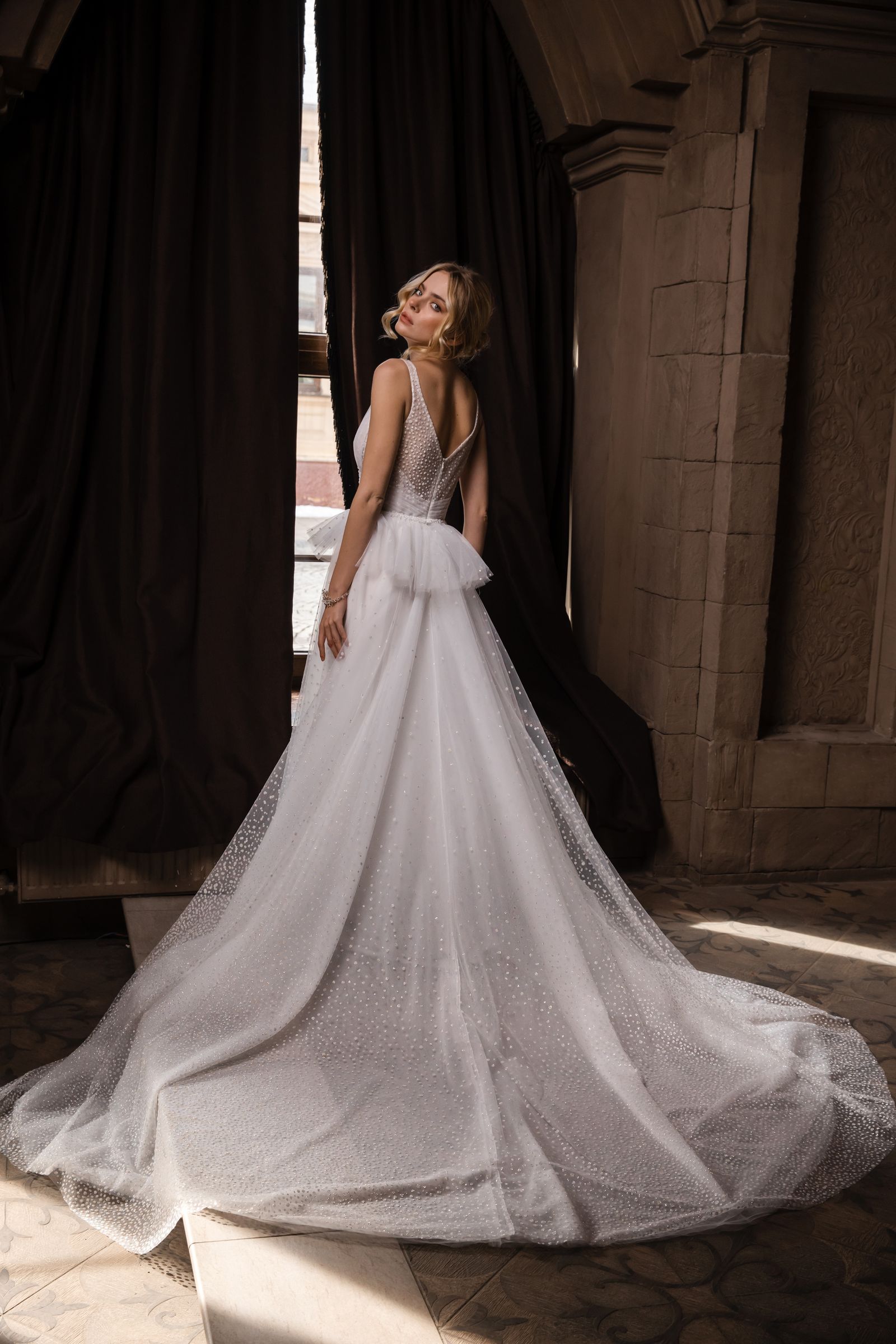 Jenny wedding dress, back view