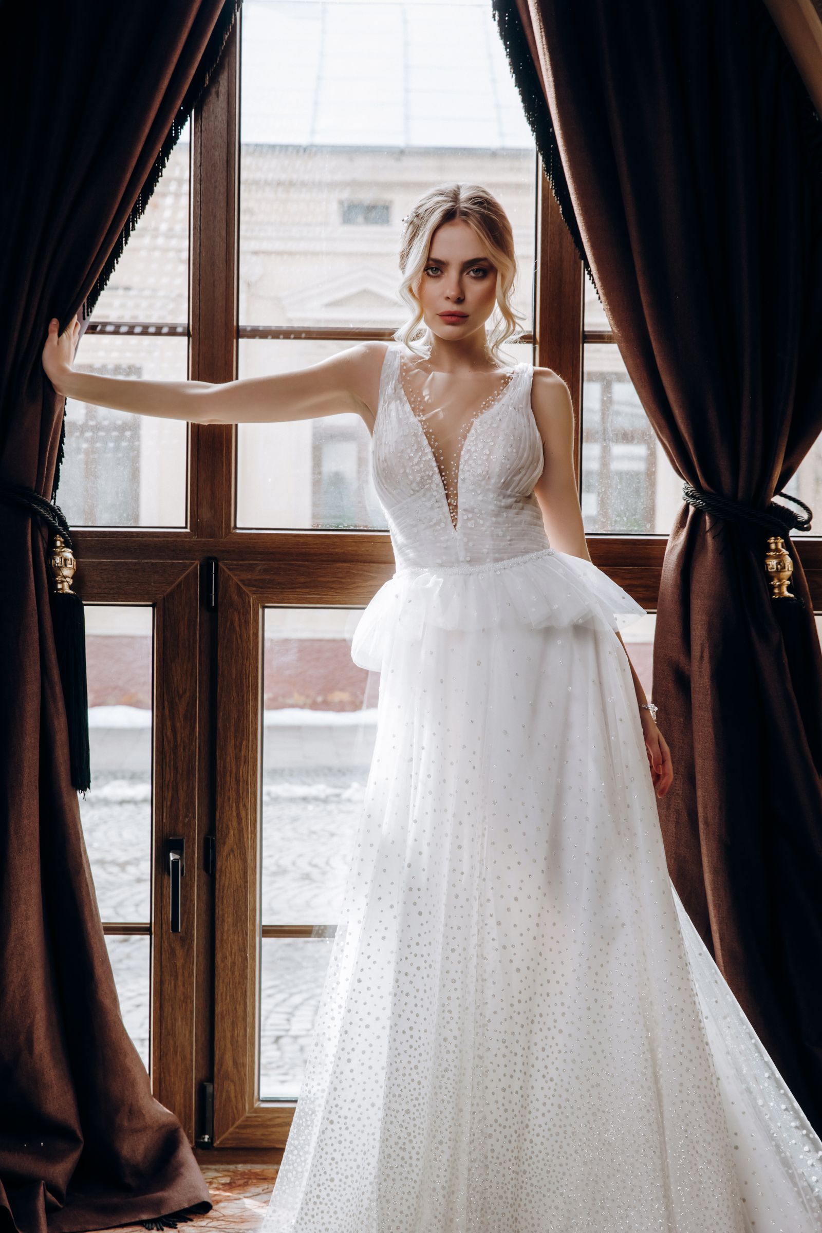 Jenny wedding dress, front view