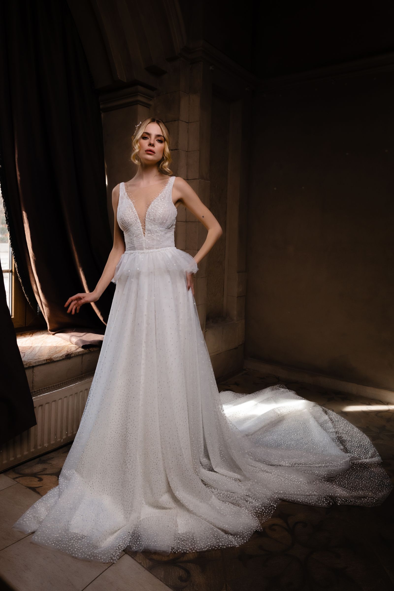 Jenny wedding dress, front view