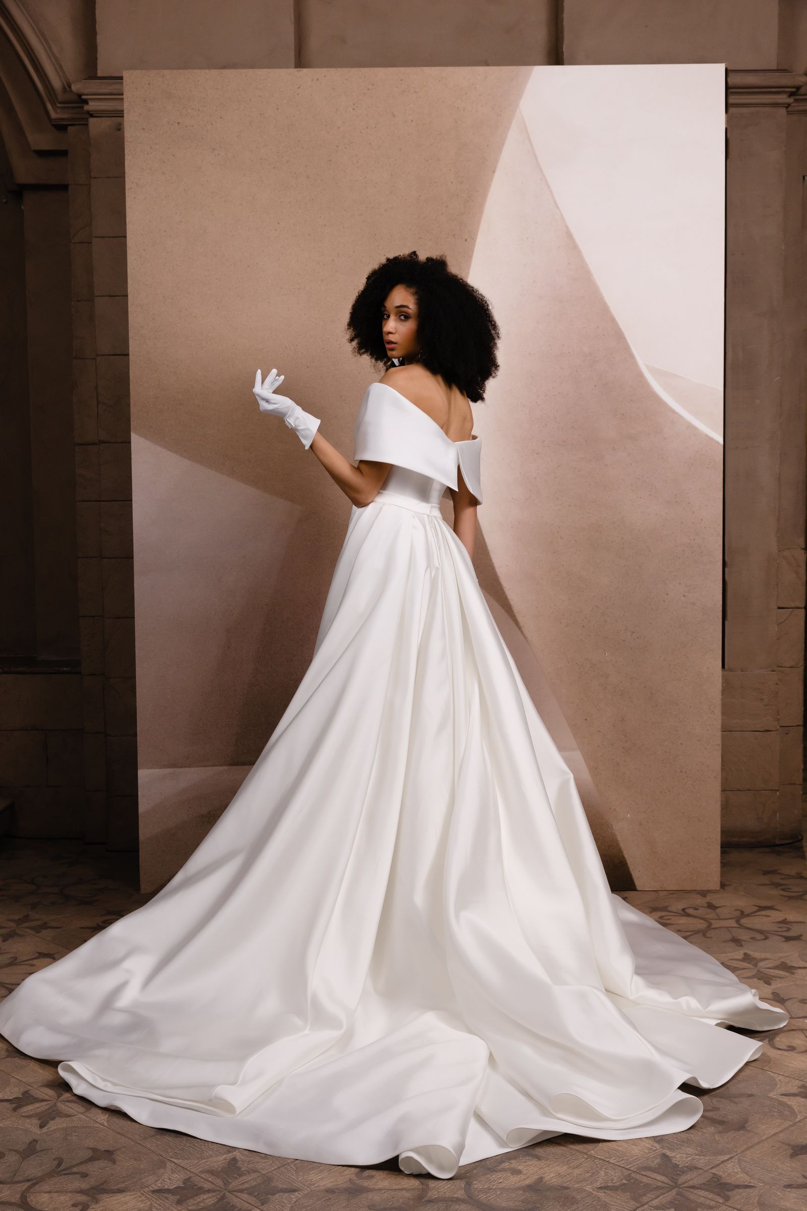 Jessica wedding dress, back view