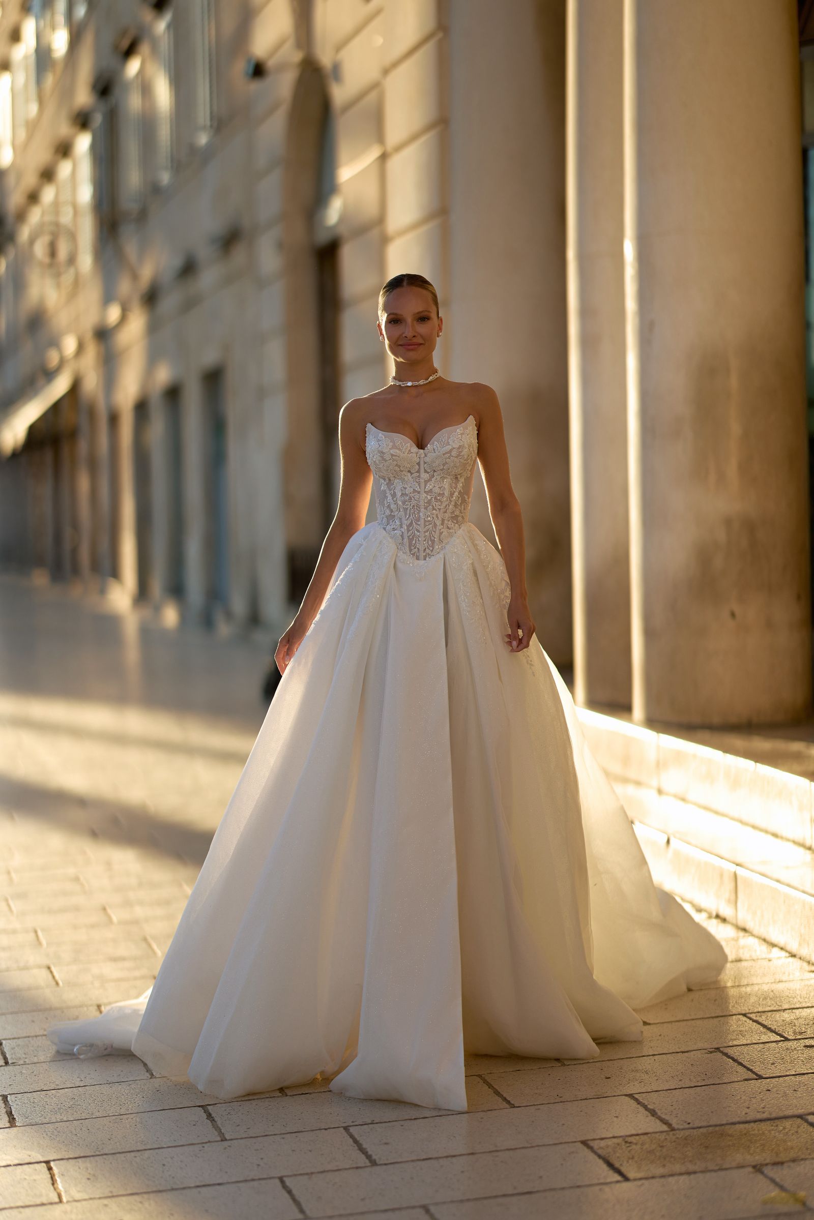 Jessie wedding dress, front view