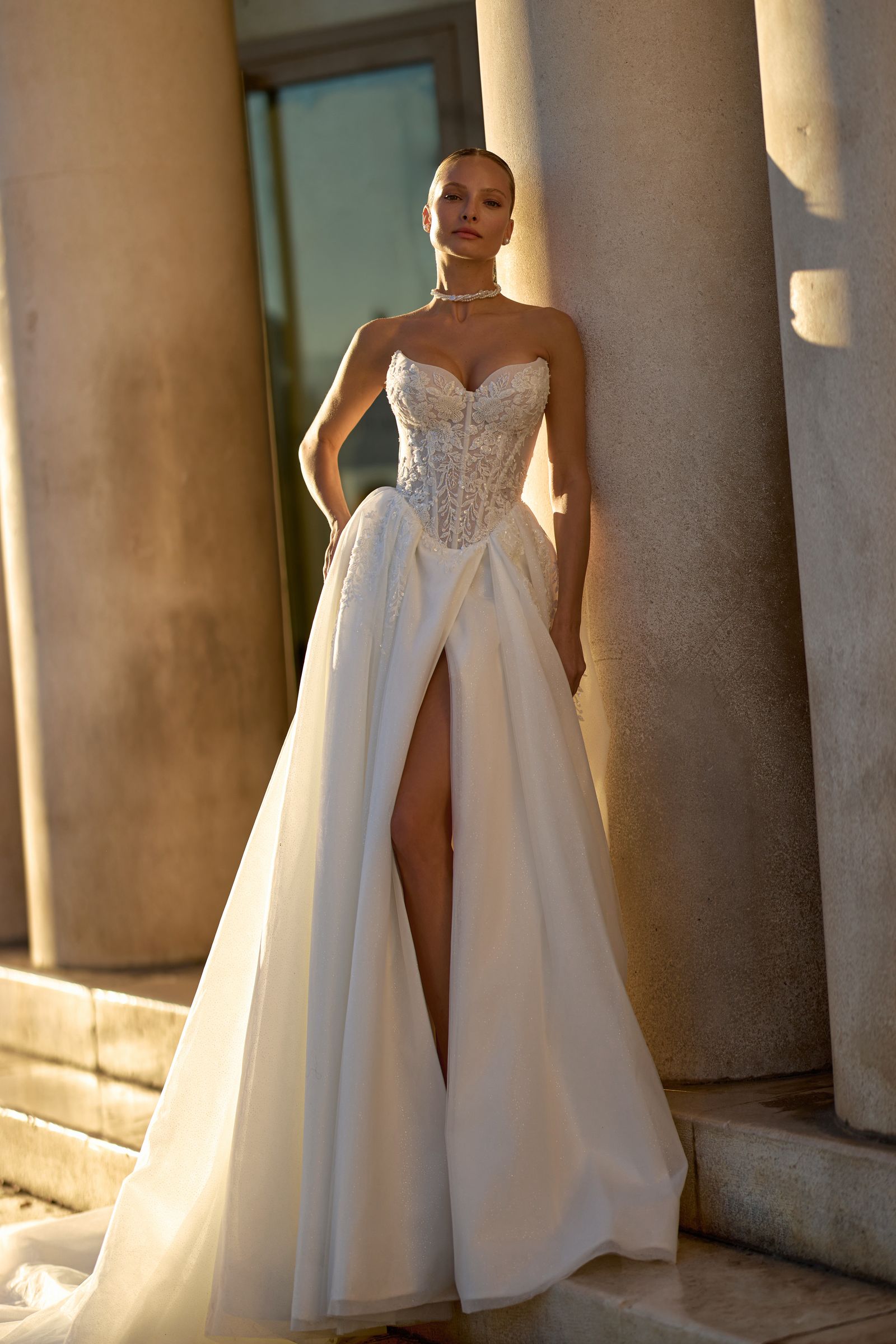 Jessie wedding dress, front view