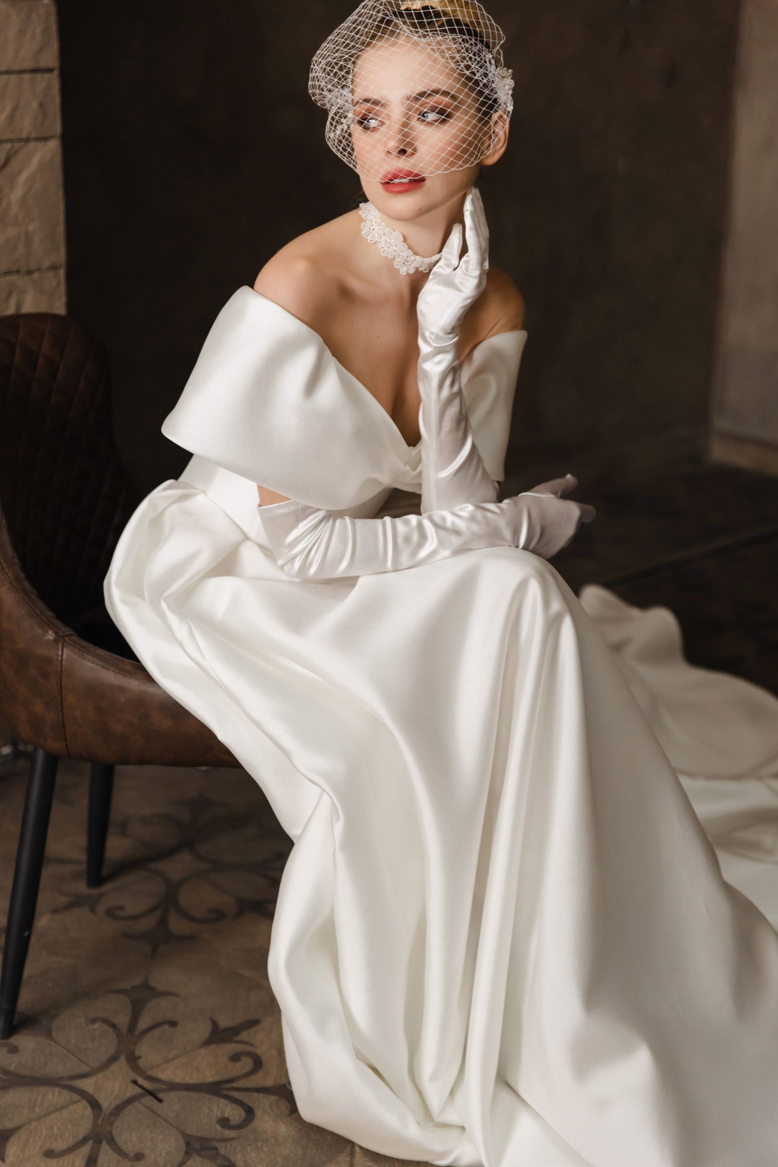 Karen wedding dress, front view