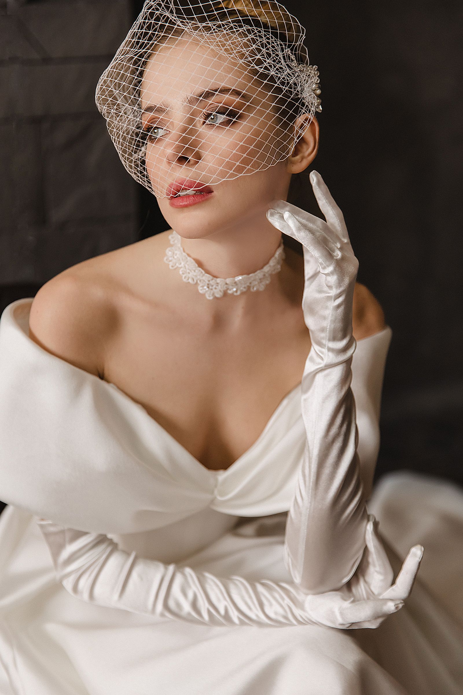 Karen wedding dress, front view