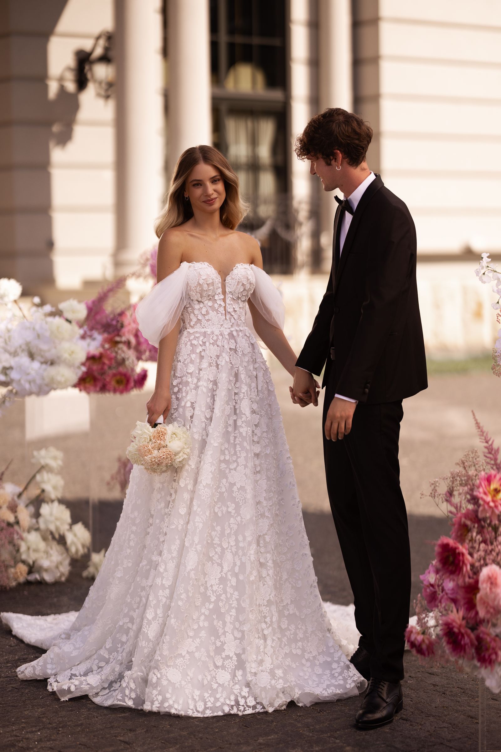 Kerry wedding dress, front view
