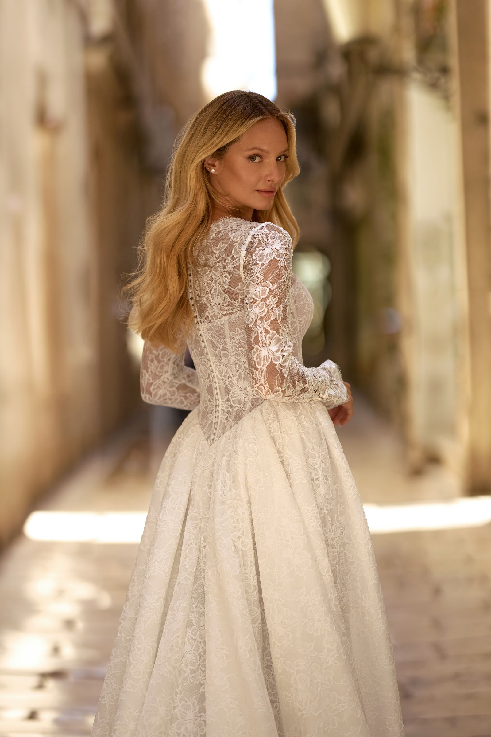 Kimberley wedding dress, front view