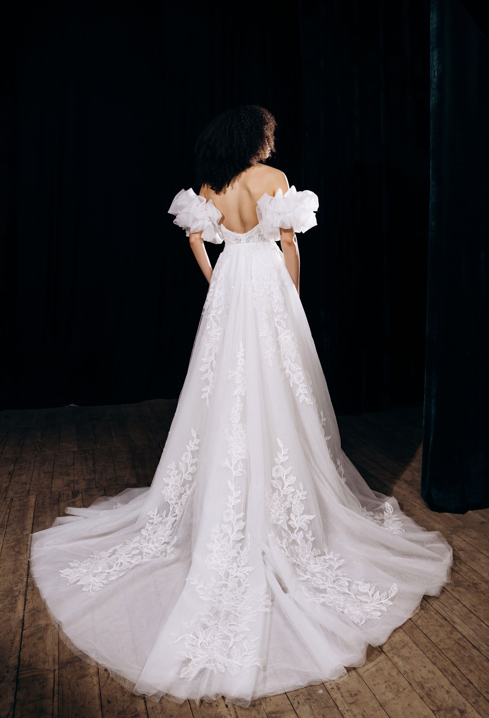 Kitty wedding dress, back view