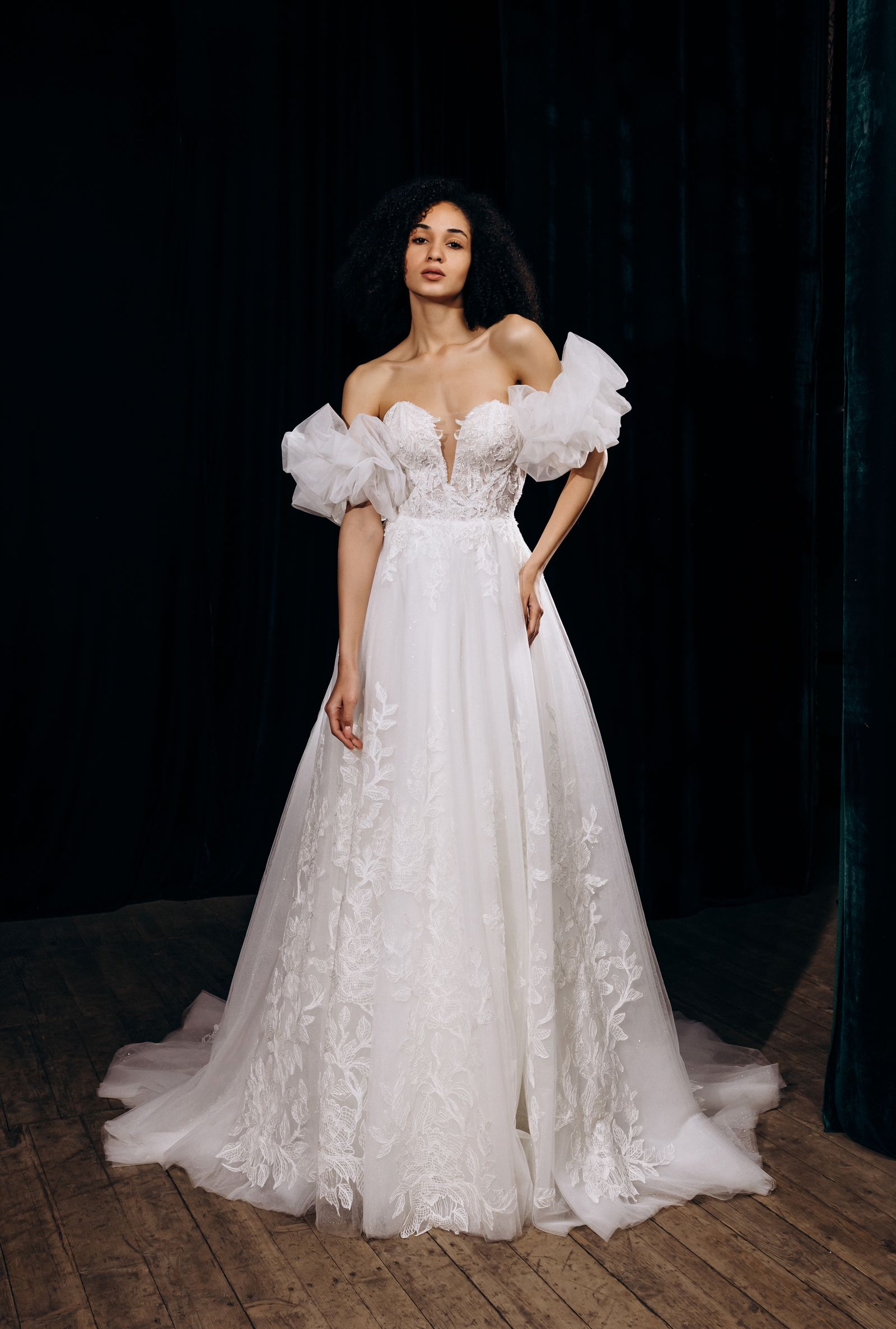 Kitty wedding dress, front view