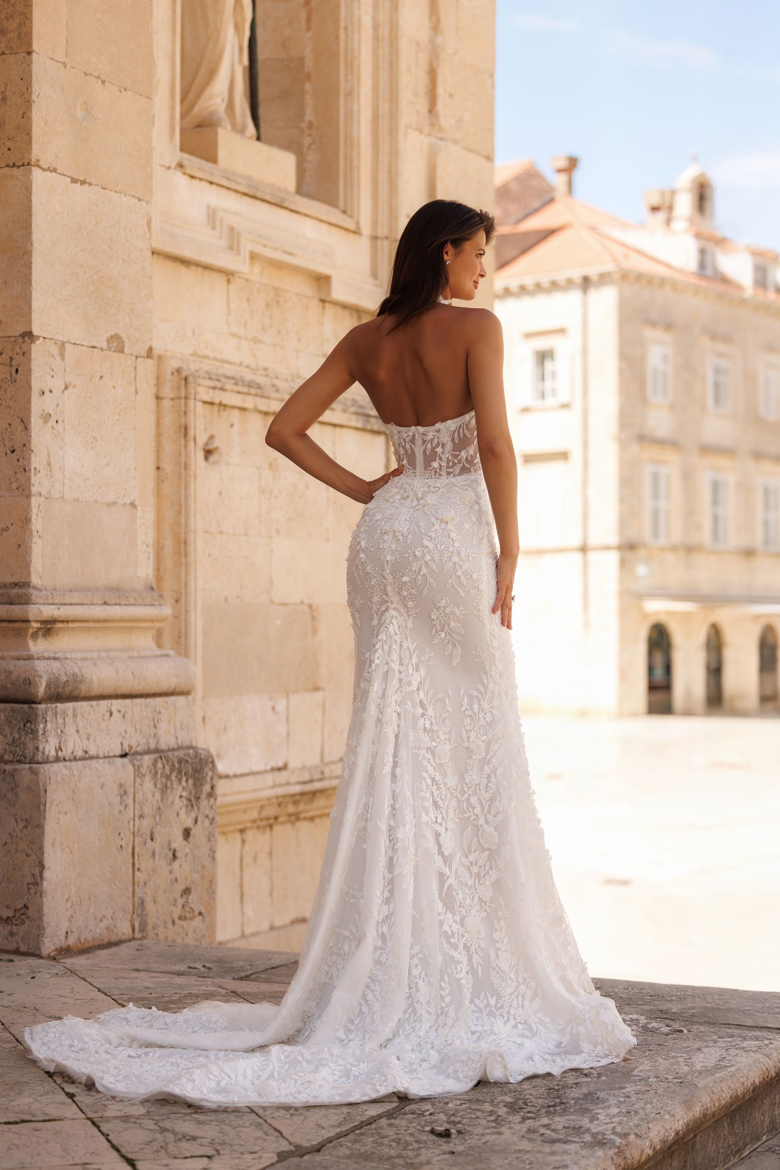 Lexi wedding dress, back view