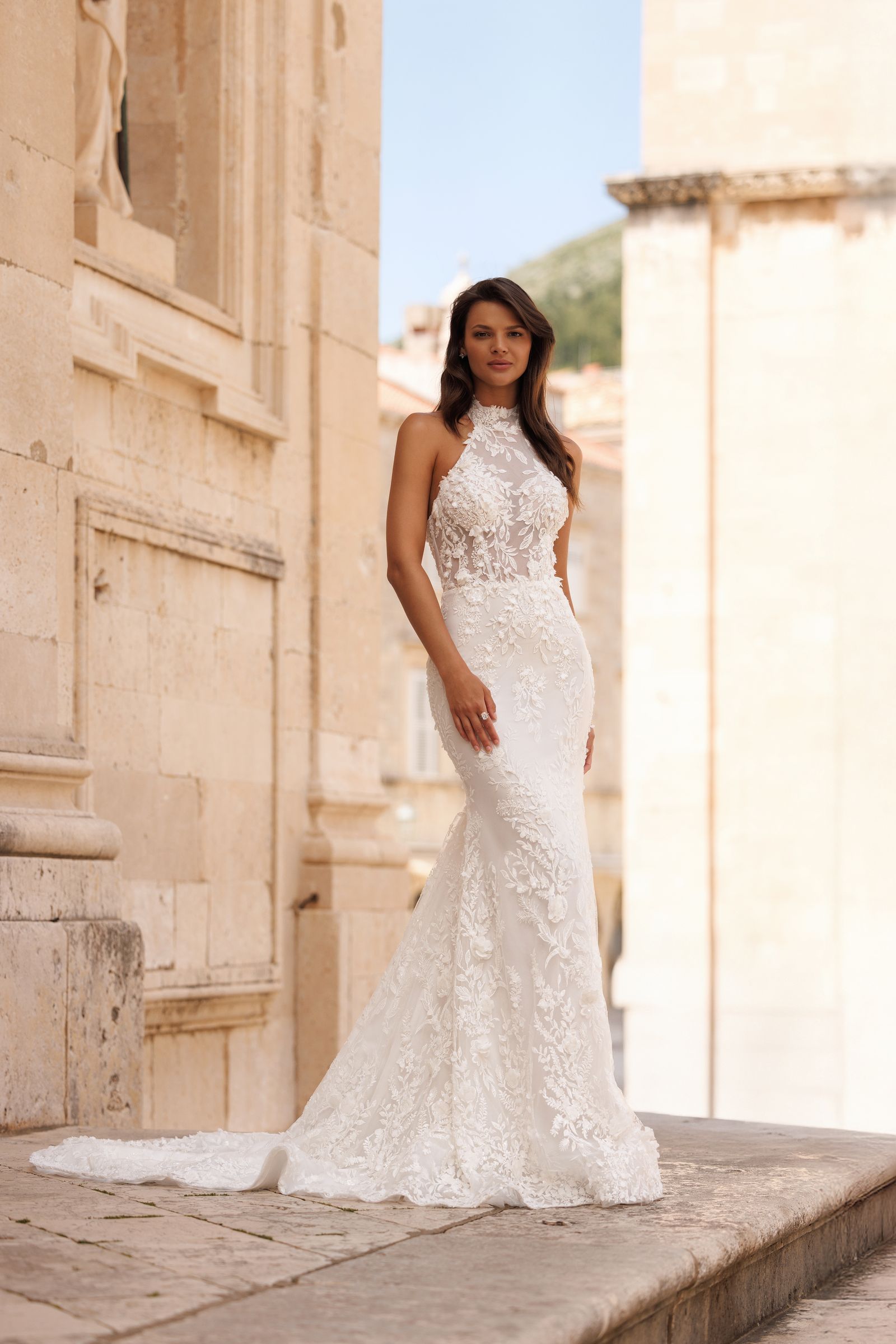 Lexi wedding dress, front view