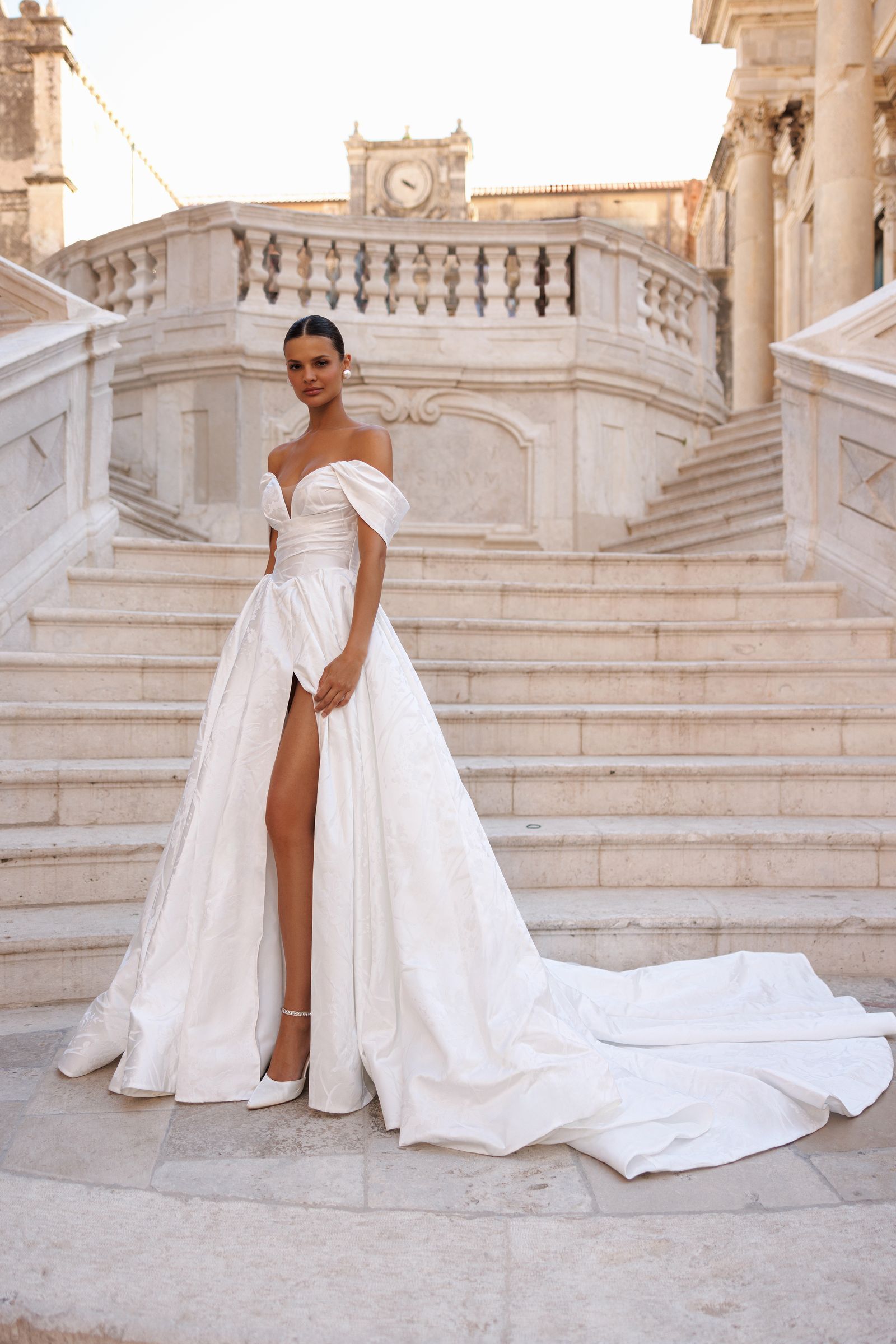 Liana wedding dress, front view