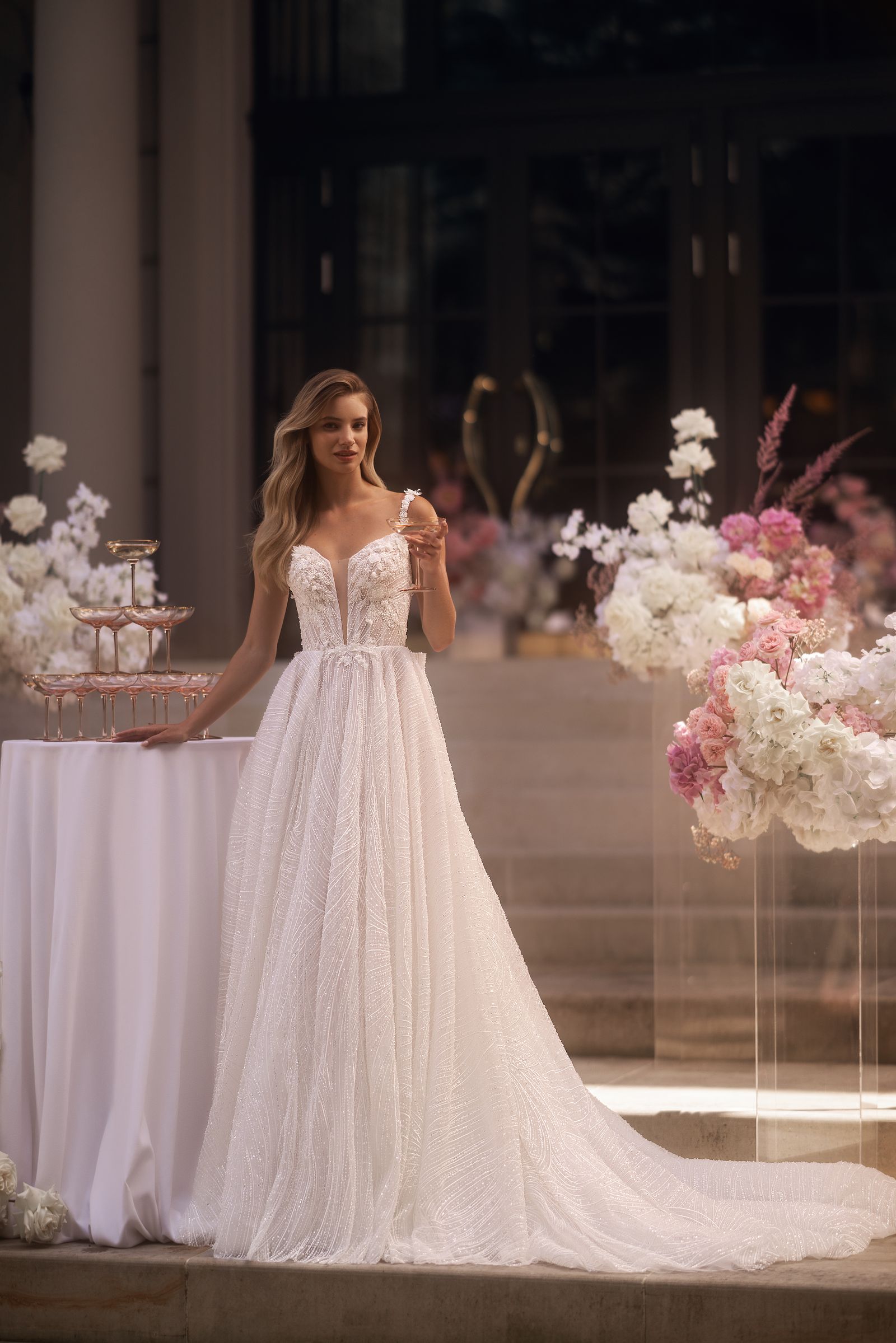 Lillybeth wedding dress, front view
