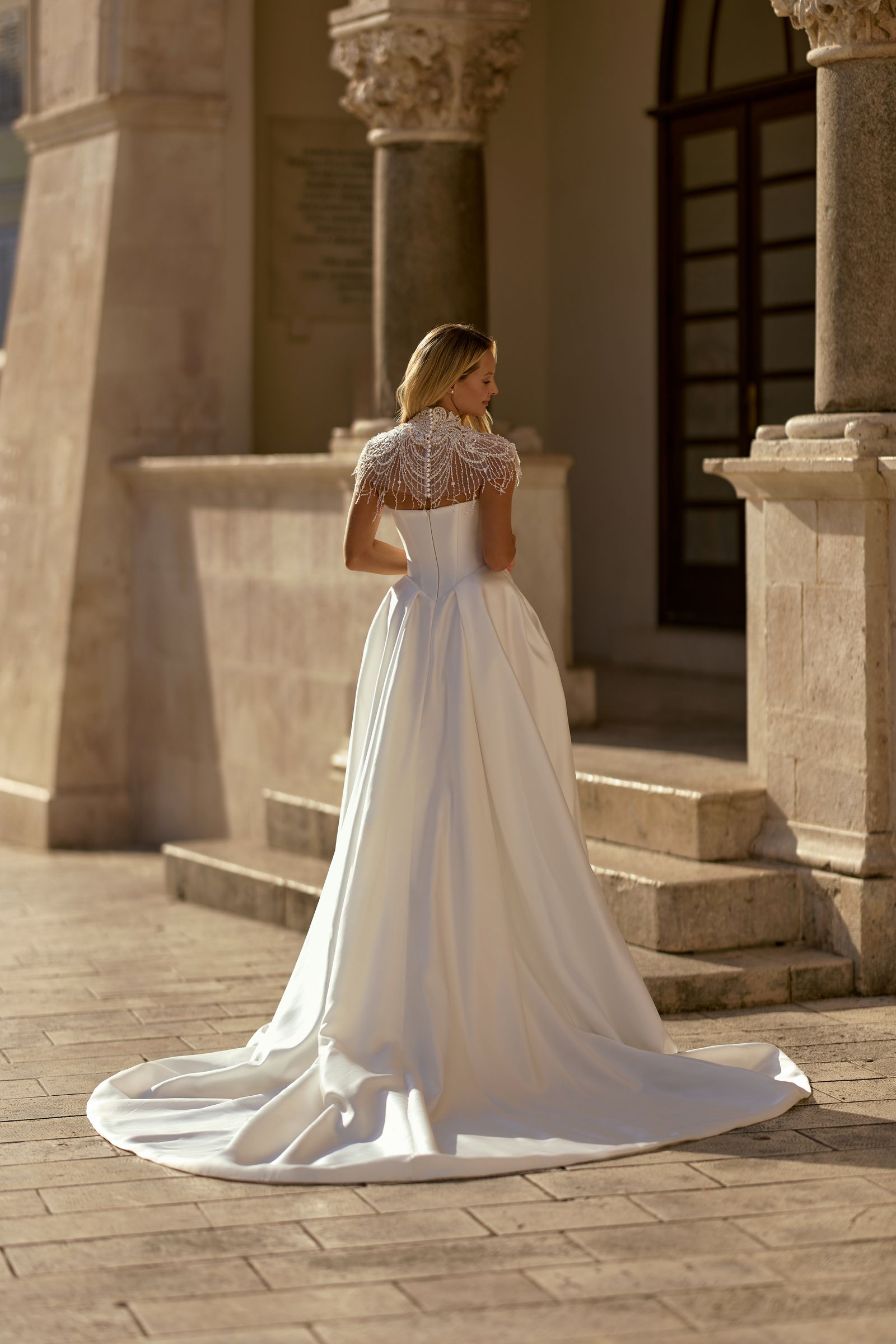Mabel wedding dress, front view