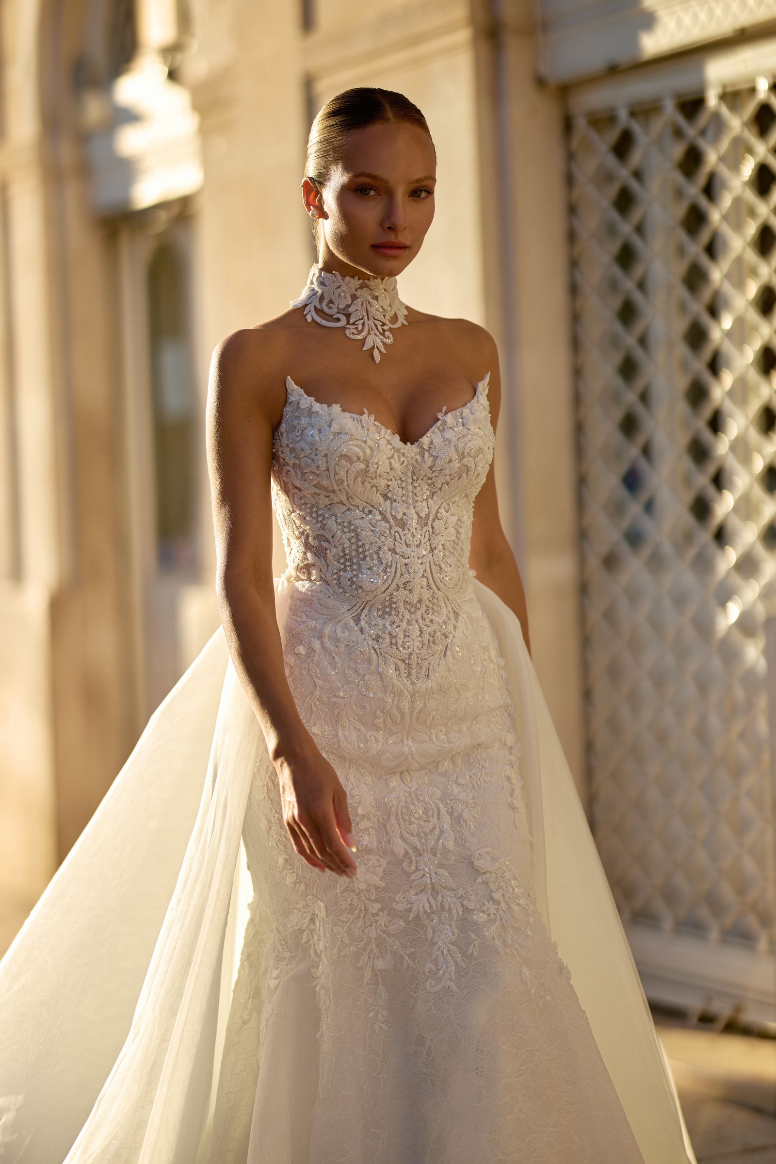Melissa wedding dress, front view