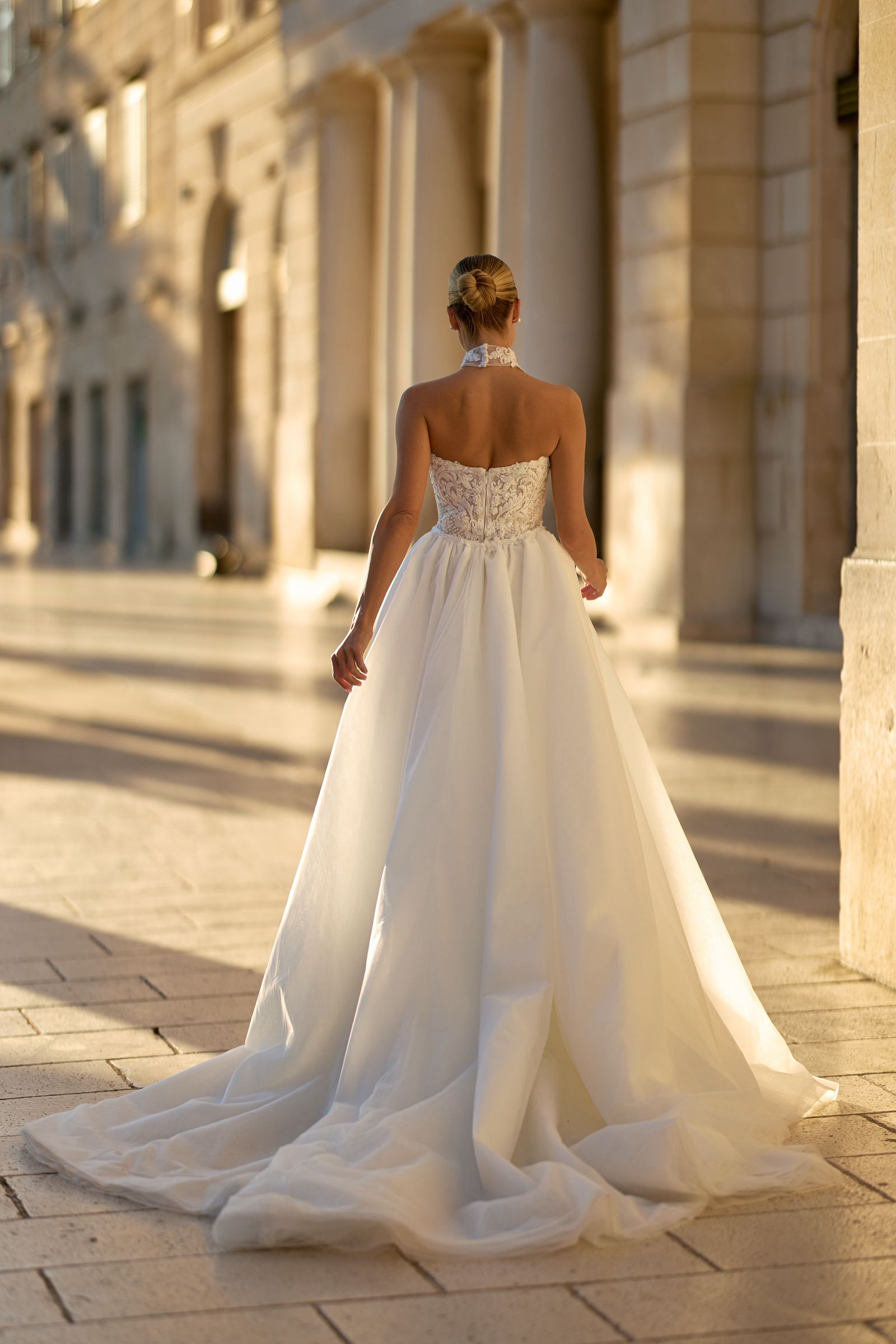 Melissa wedding dress, front view