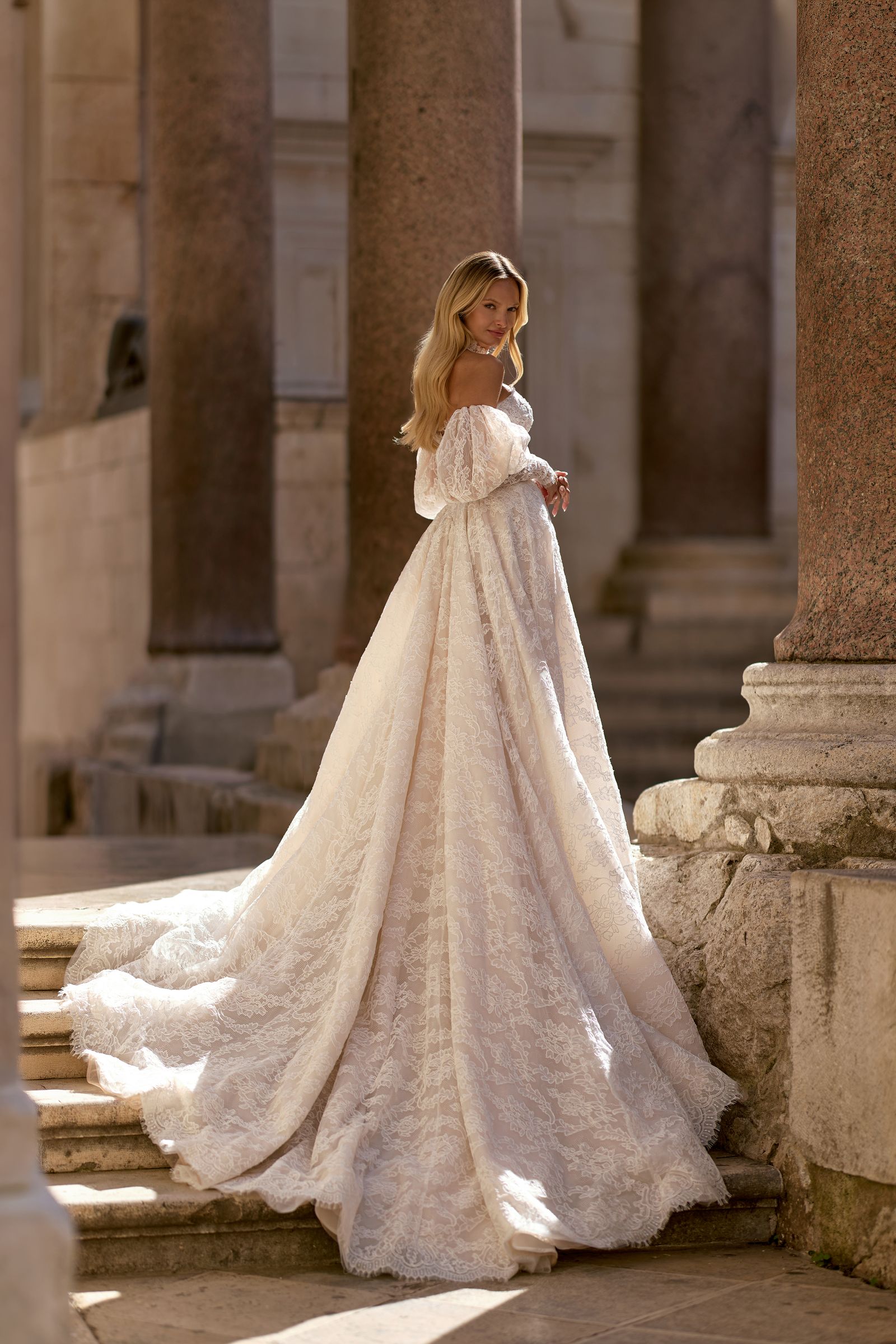Mia wedding dress, front view