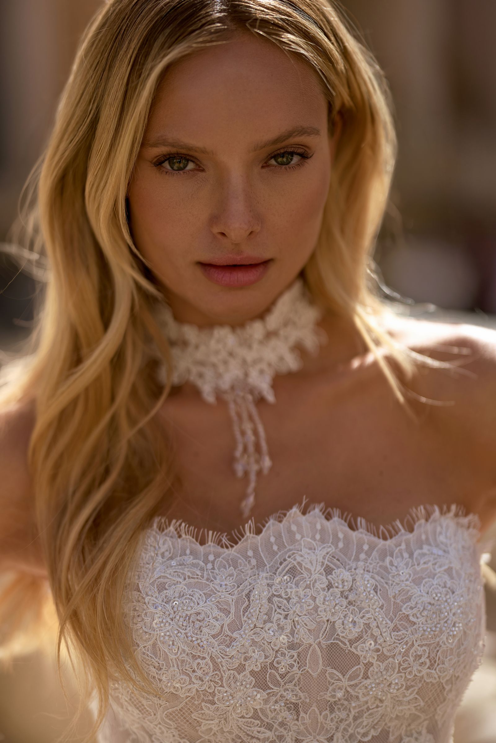 Mia wedding dress, front view
