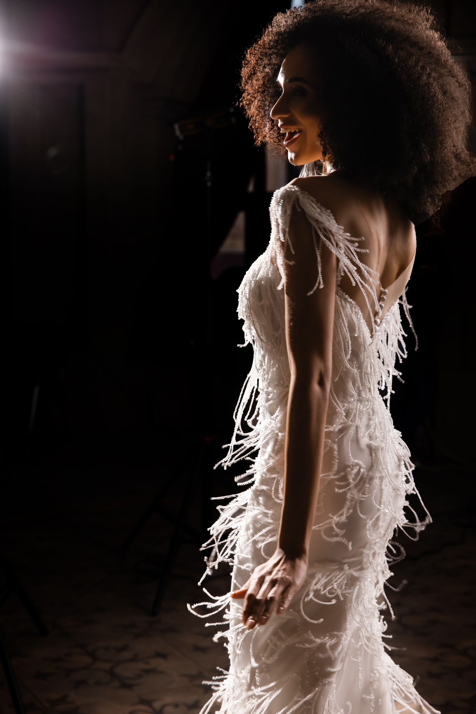 Mia wedding dress, front view