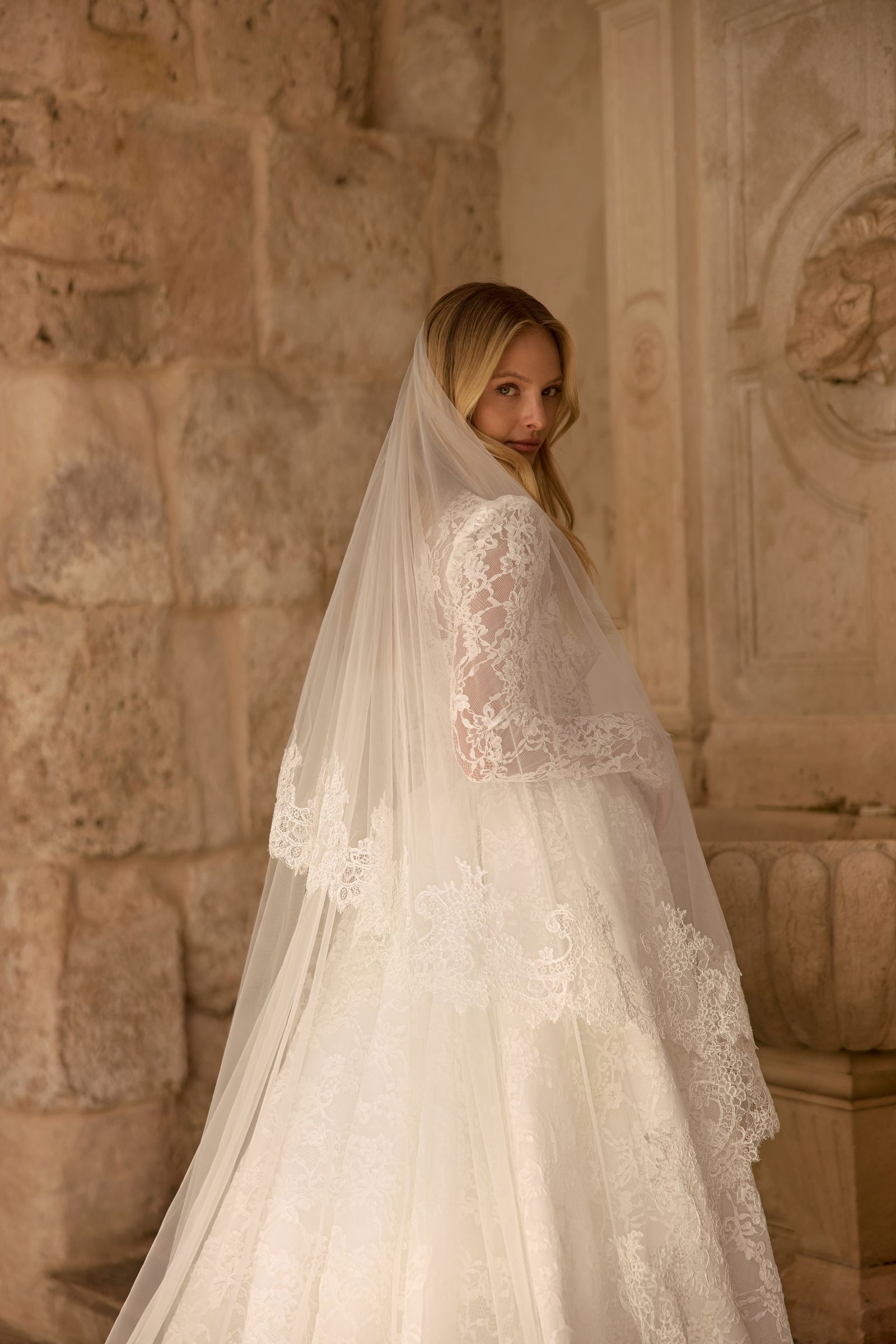 Olivia wedding dress, front view