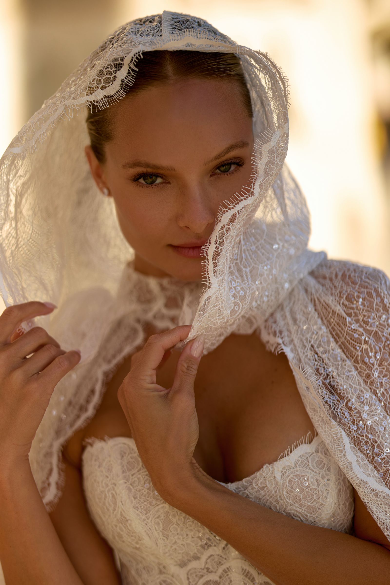 Rebecca wedding dress, front view
