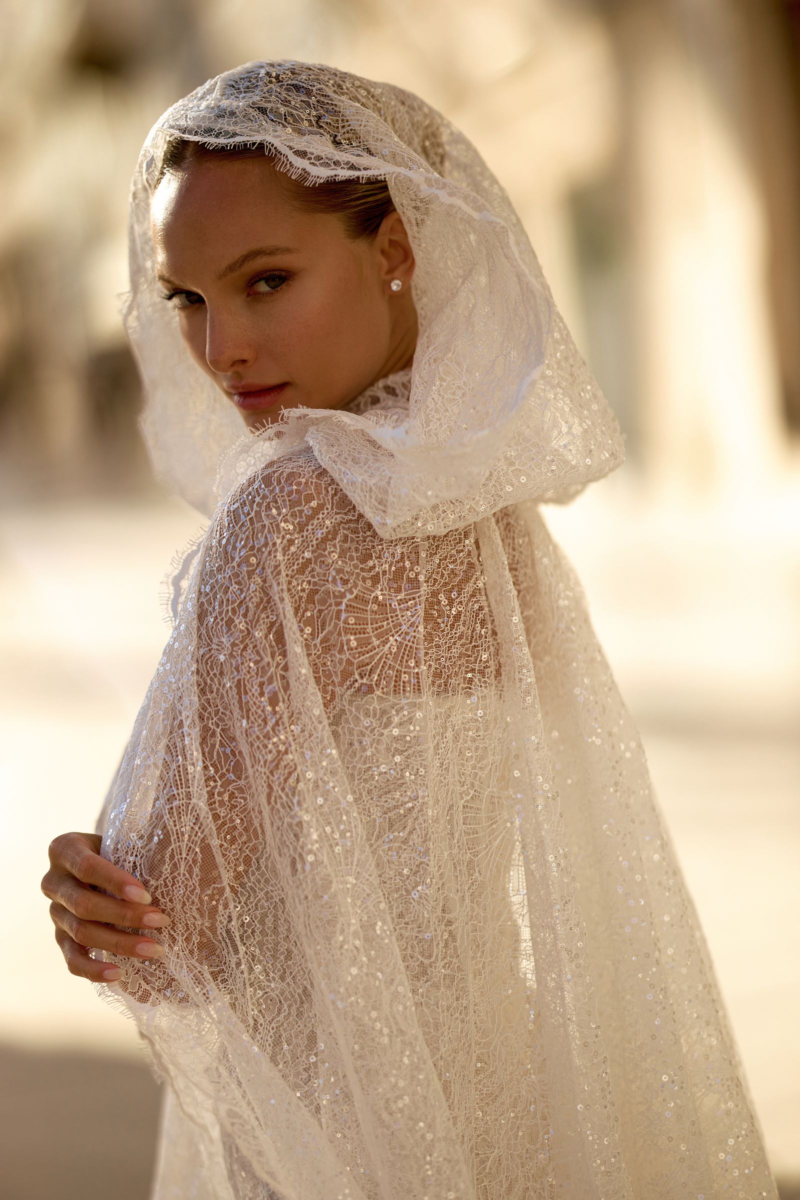 Rebecca wedding dress, front view